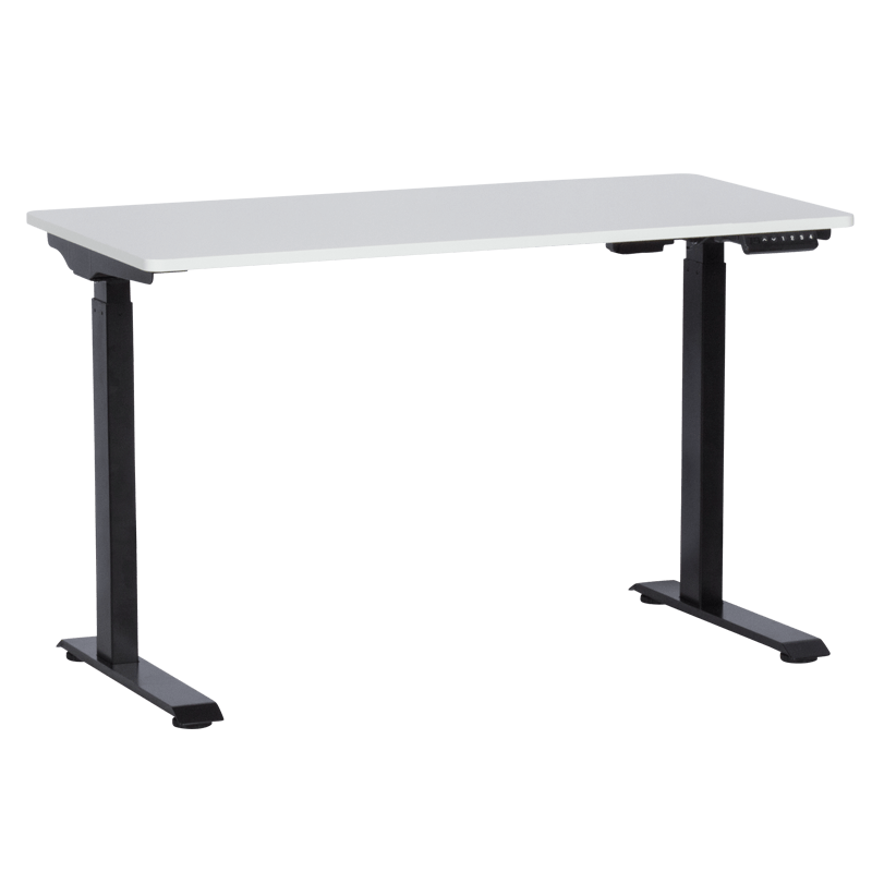 Ergonomic height-adjustable desk Carmen CR-119 - white-black