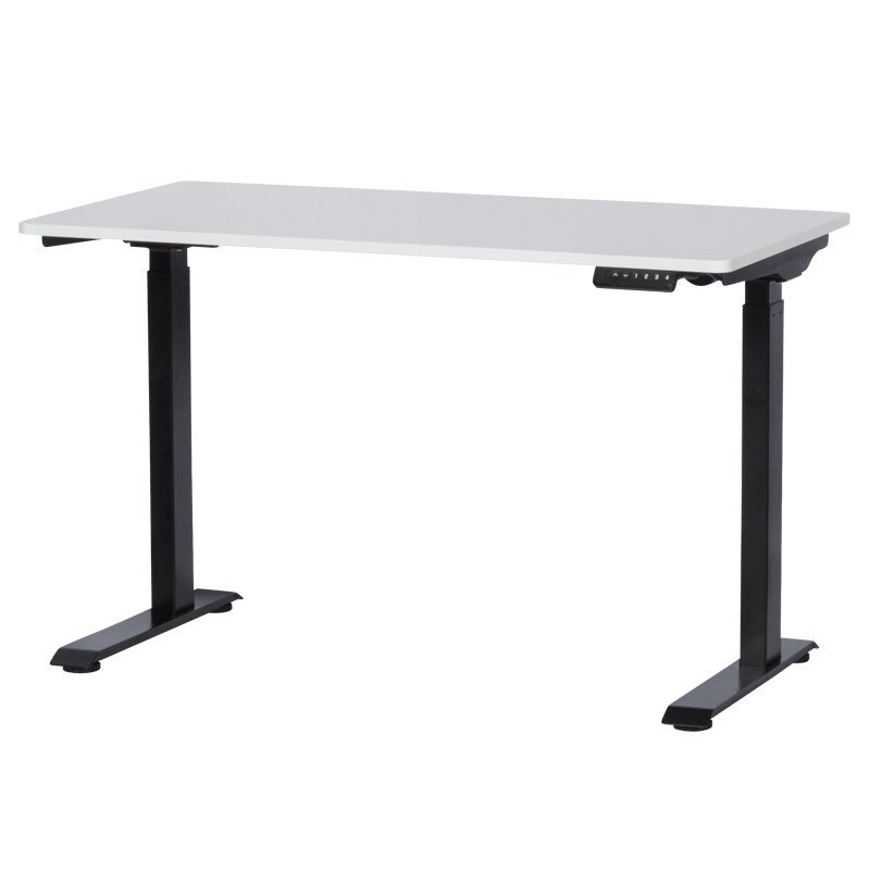 Ergonomic height-adjustable desk Carmen CR-119 - white-black