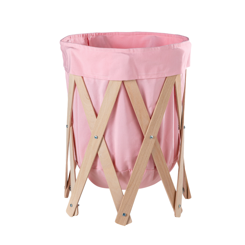 Кош за играчки WOODBA - розов