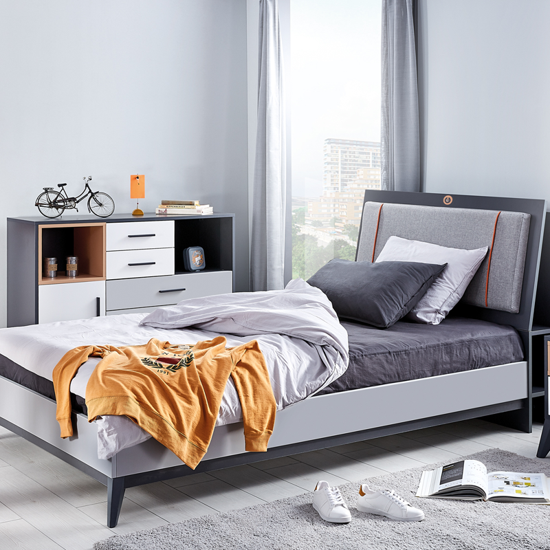 Children’s bed with chest of drawers BREDA 120 x 200