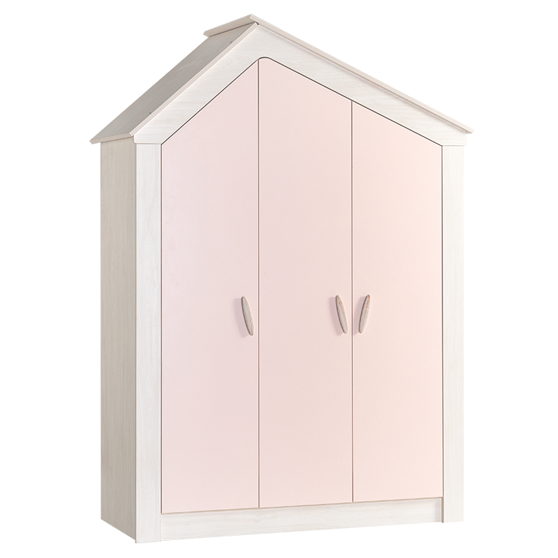 Three-door children’s wardrobe PINK HOUSE