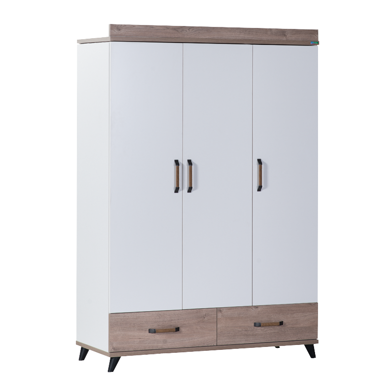 Three-wing wardrobe NATURA