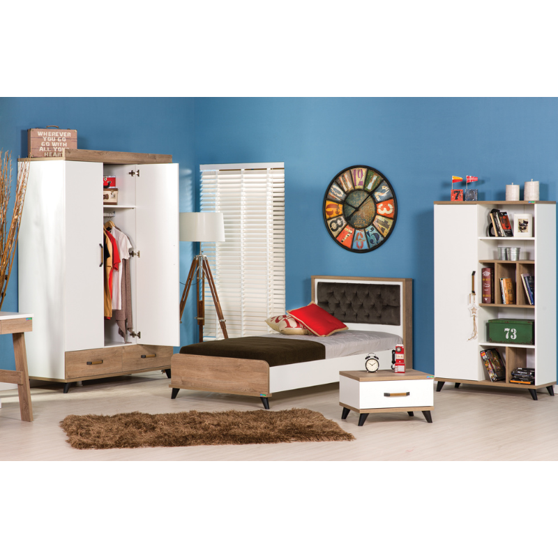 Three-wing wardrobe NATURA