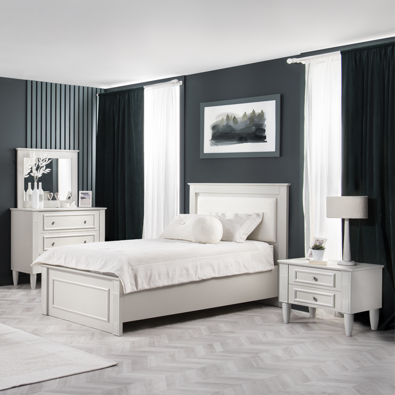 Children's bed with chest of drawers EFFIE 100 x 200