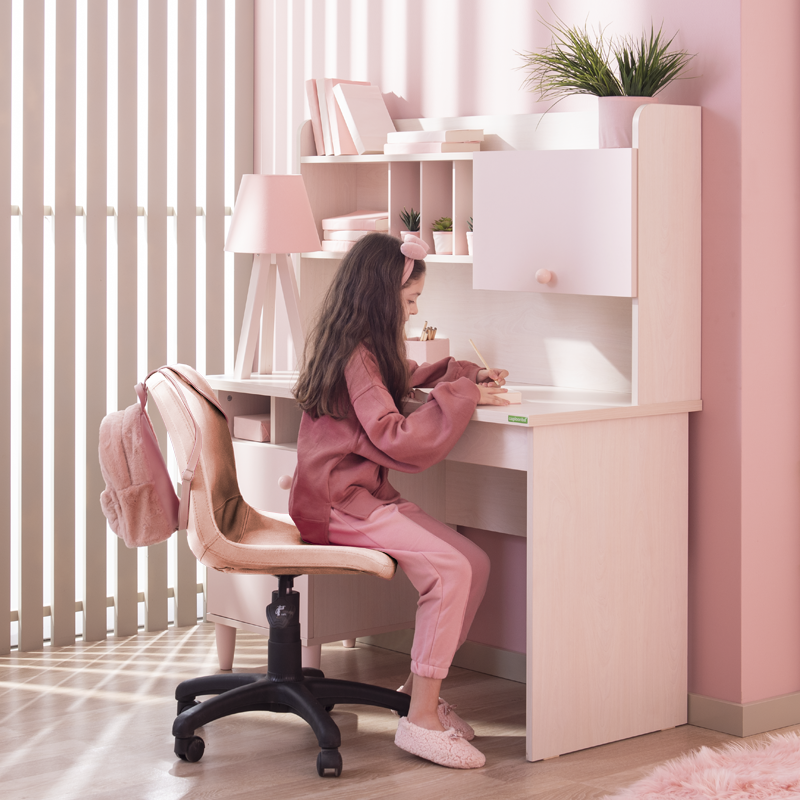 Children's desk with shelf POLLINA