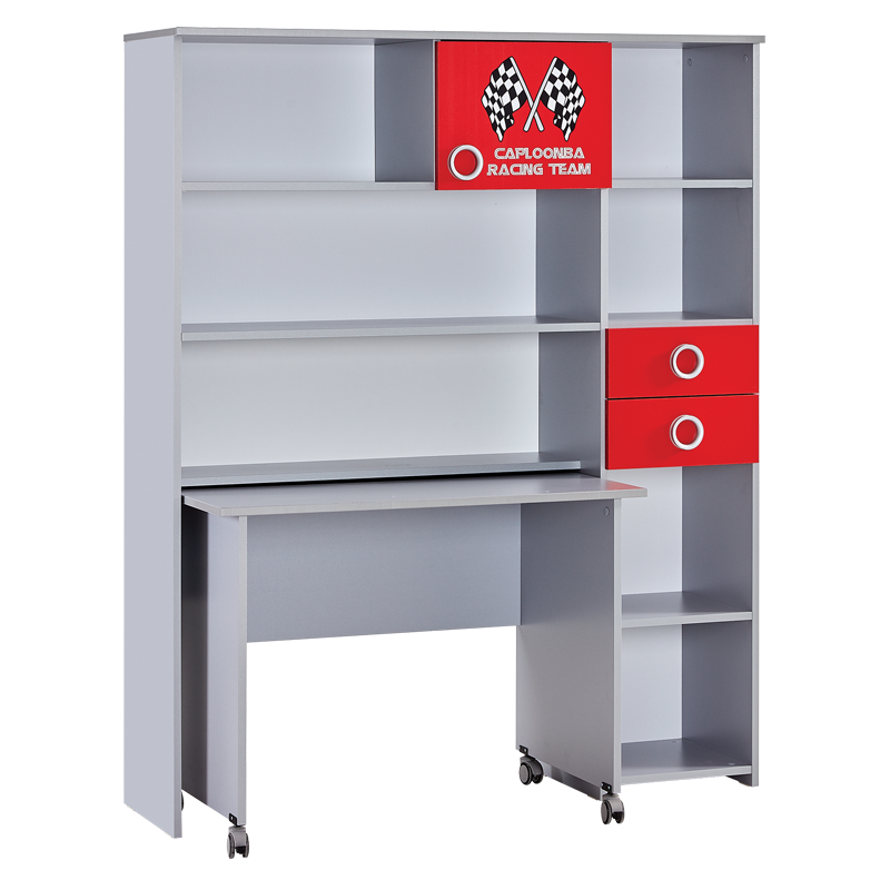 Children's desk with shelf TURBO CAP 2