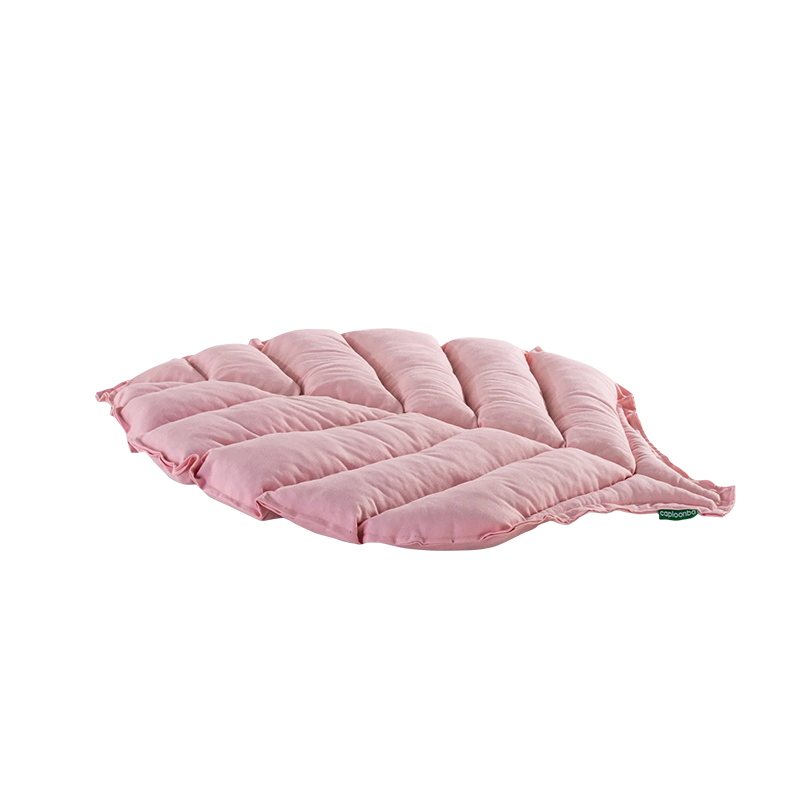 Children’s pillow PINK HOUSE leaf - pink