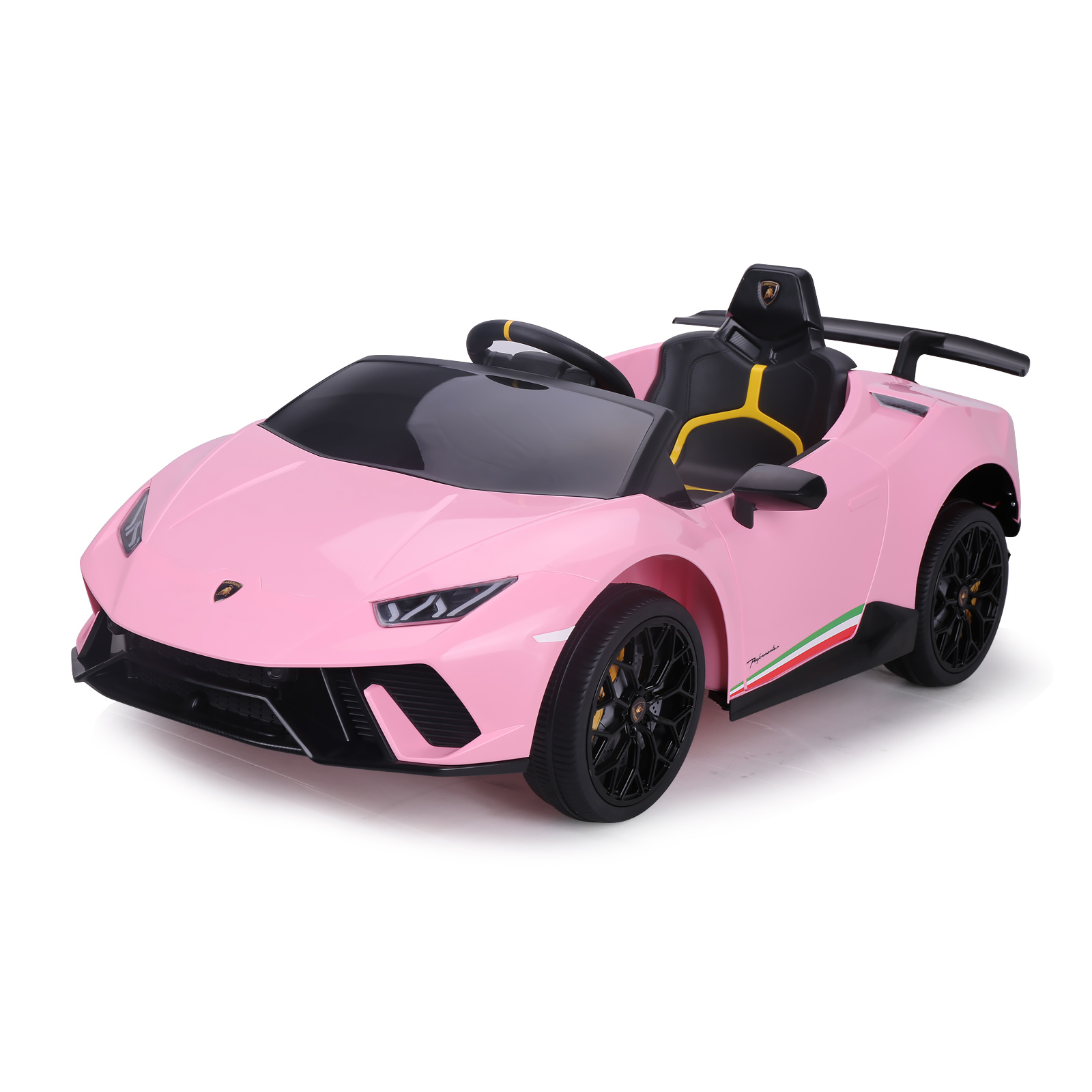 Акумулаторна кола Lamborghini Huracan розова