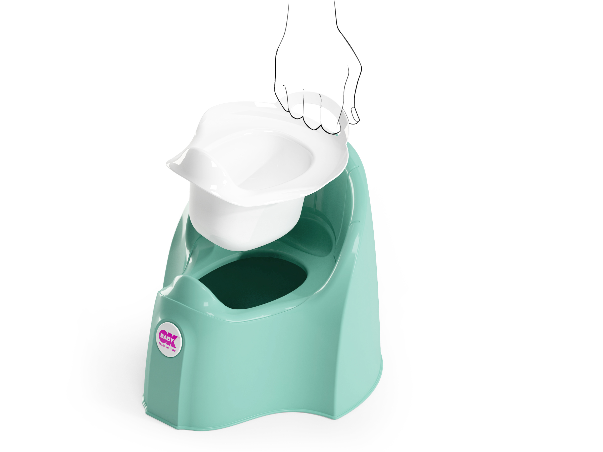 Baby potty Pasha blue