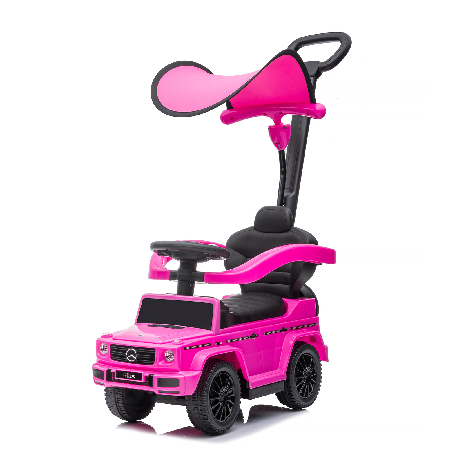 Ride on car with handle MERCEDES BENZ G350 pink
