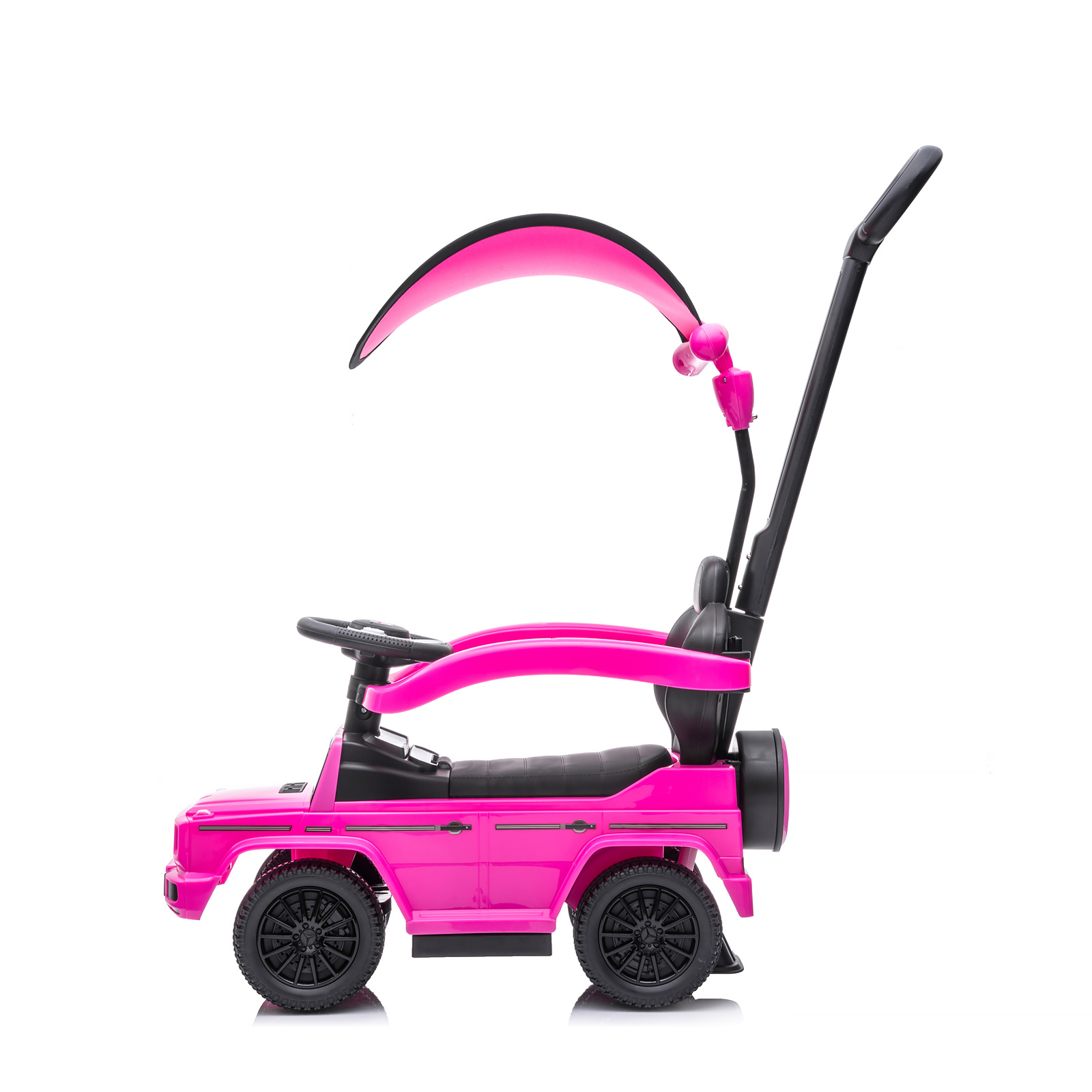 Ride on car with handle MERCEDES BENZ G350 pink