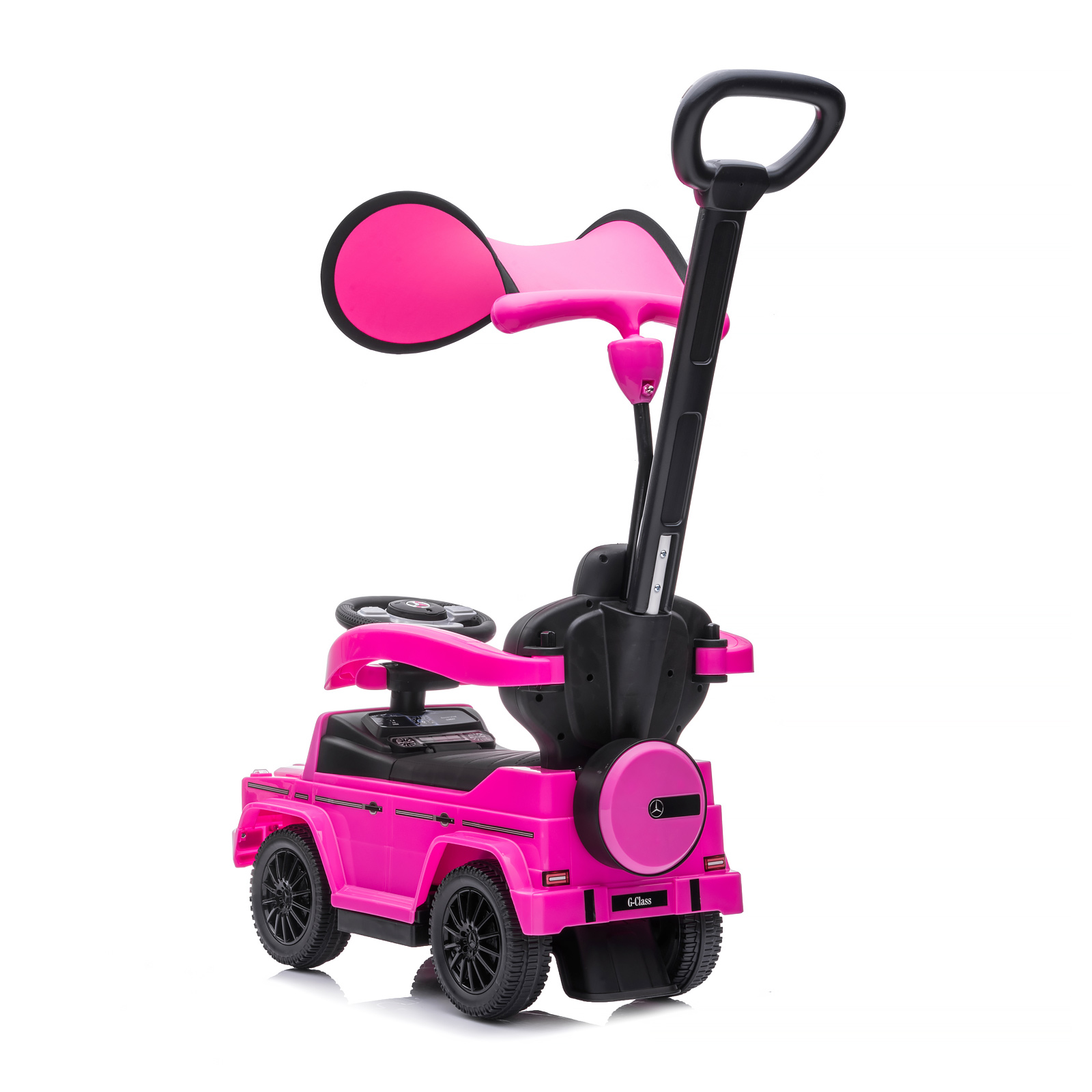 Ride on car with handle MERCEDES BENZ G350 pink