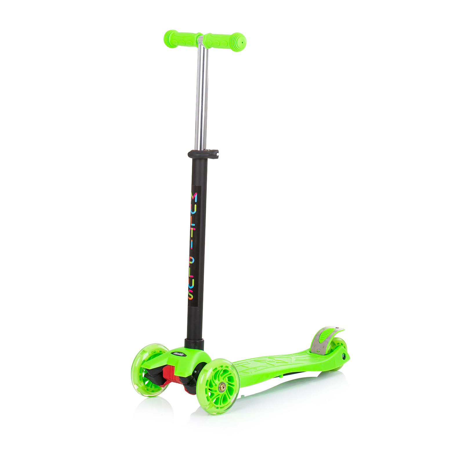 Multi Plus scooter with green handle