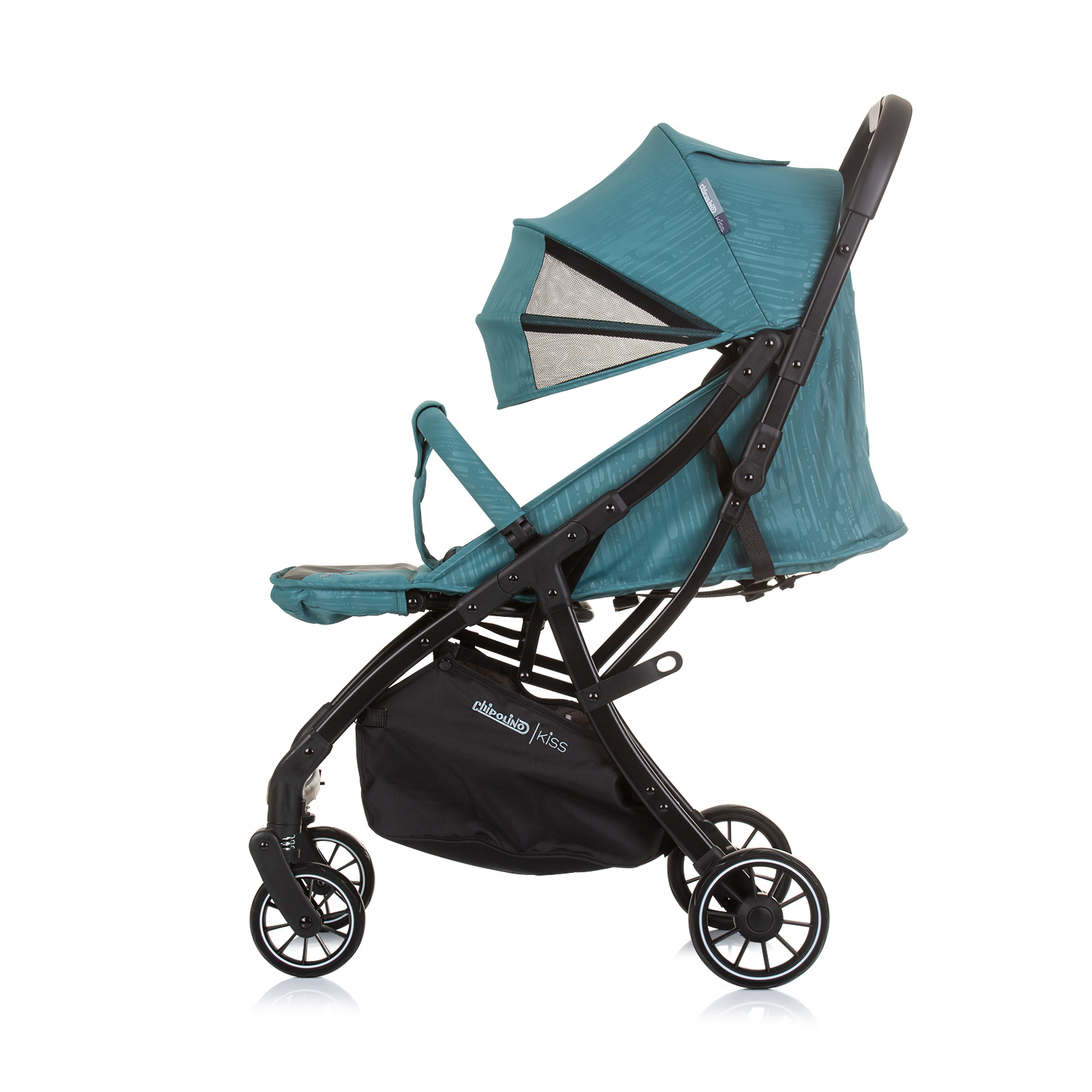 Baby stroller with autofolding KISS teal