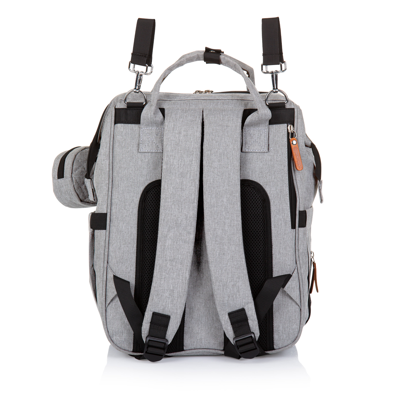 Backpack/ Diaper bag for stroller ash grey