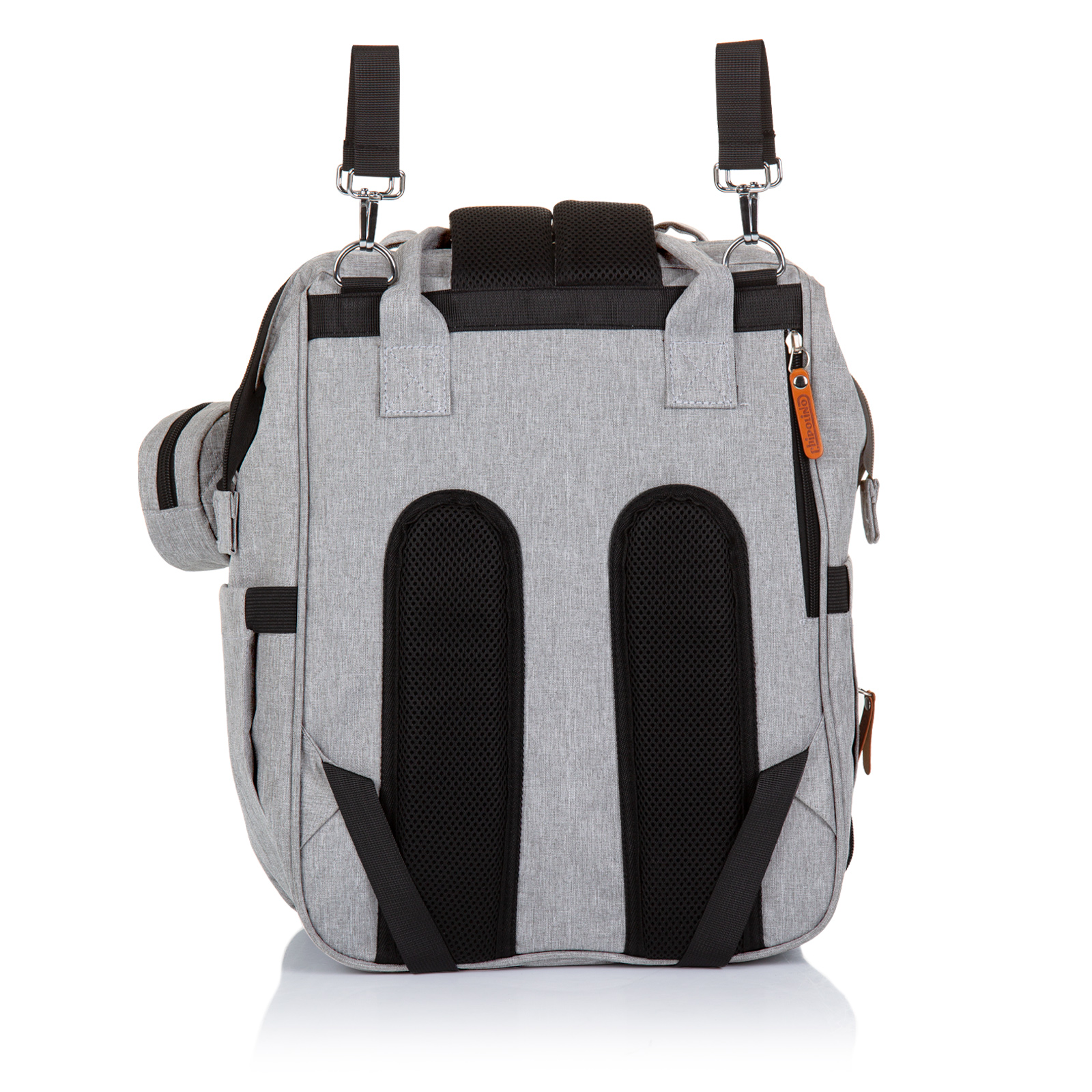 Backpack/ Diaper bag for stroller ash grey