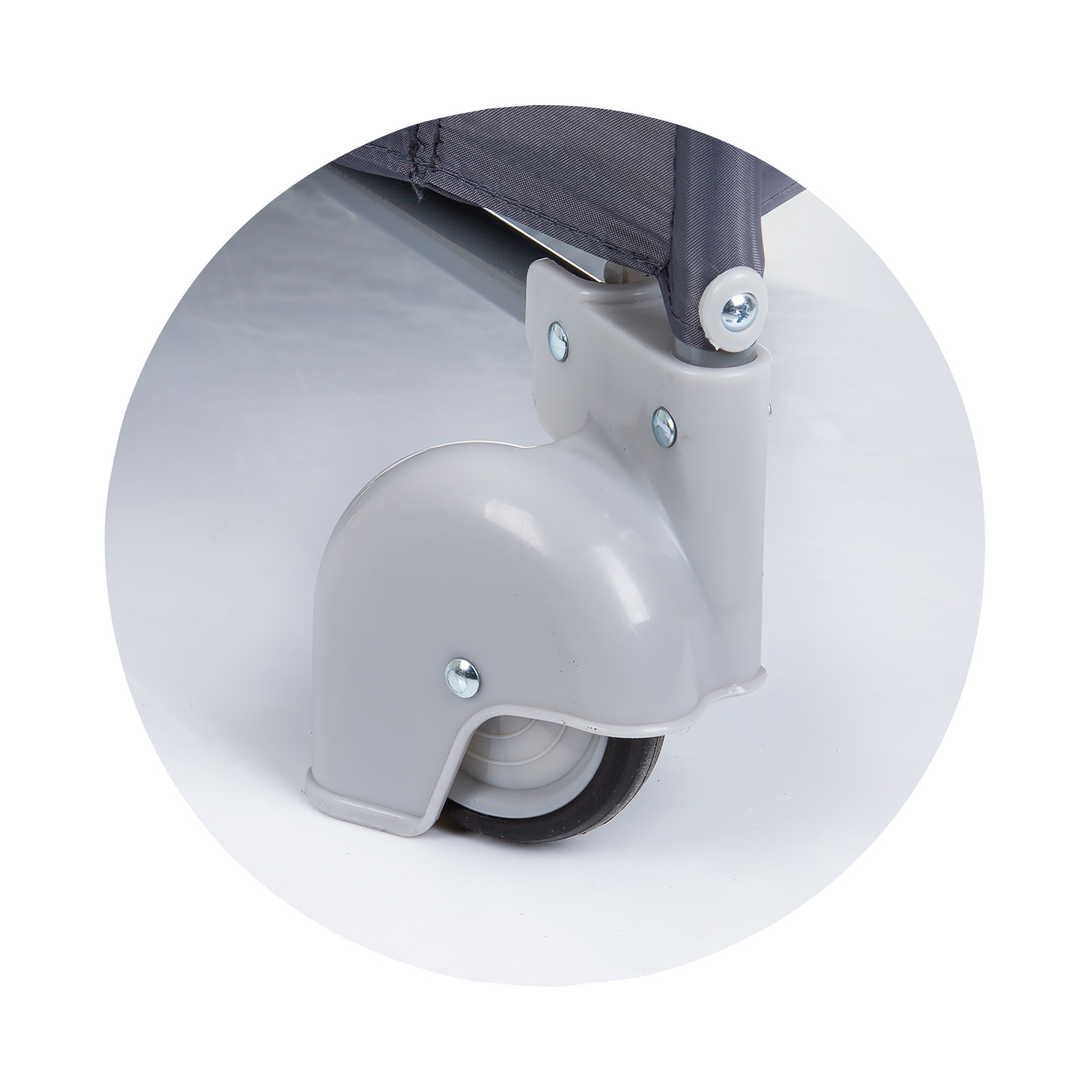 Foldable travel cot with changing pad Luna granite