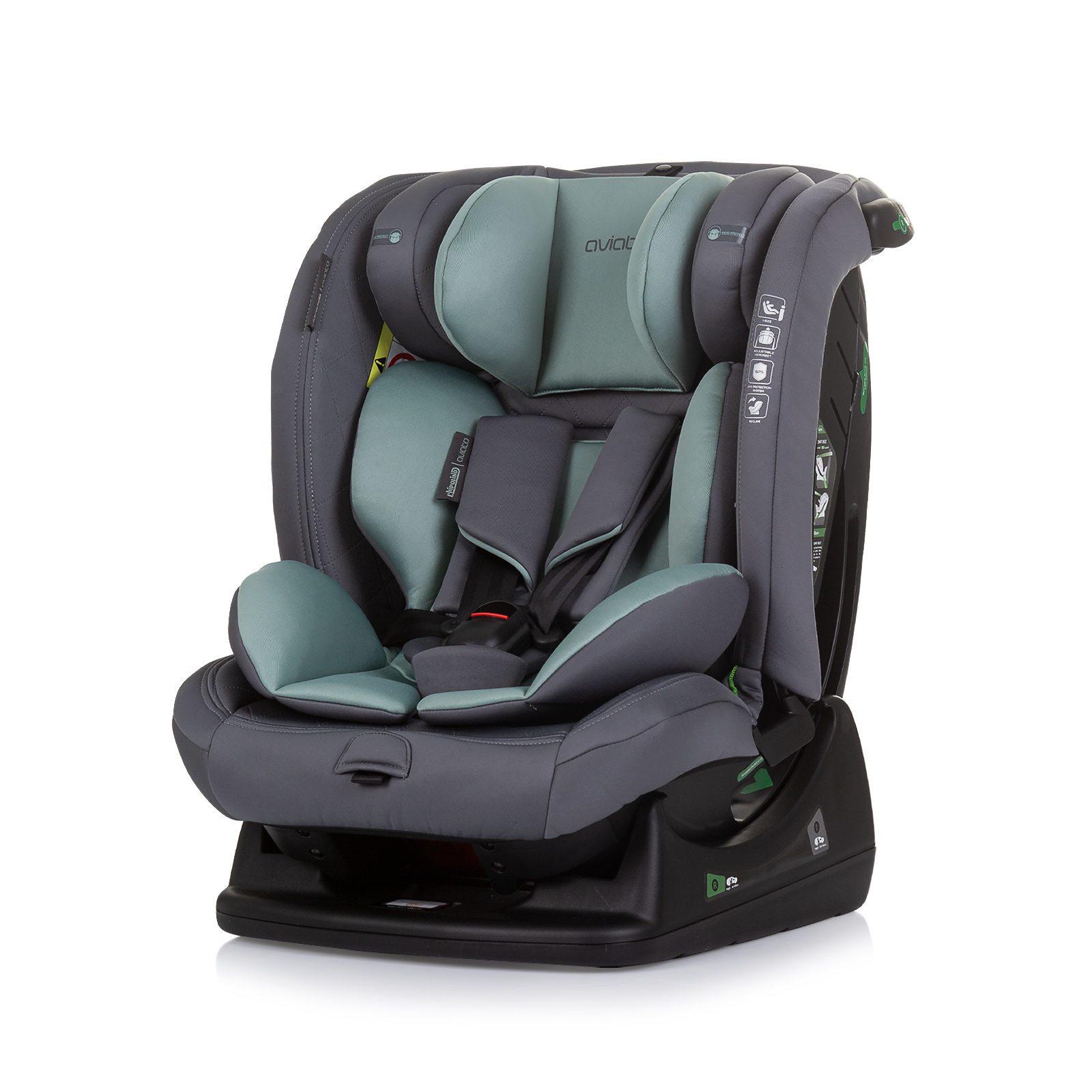 Car seat I_SIZE 40-150 cm AVIATO pastel green