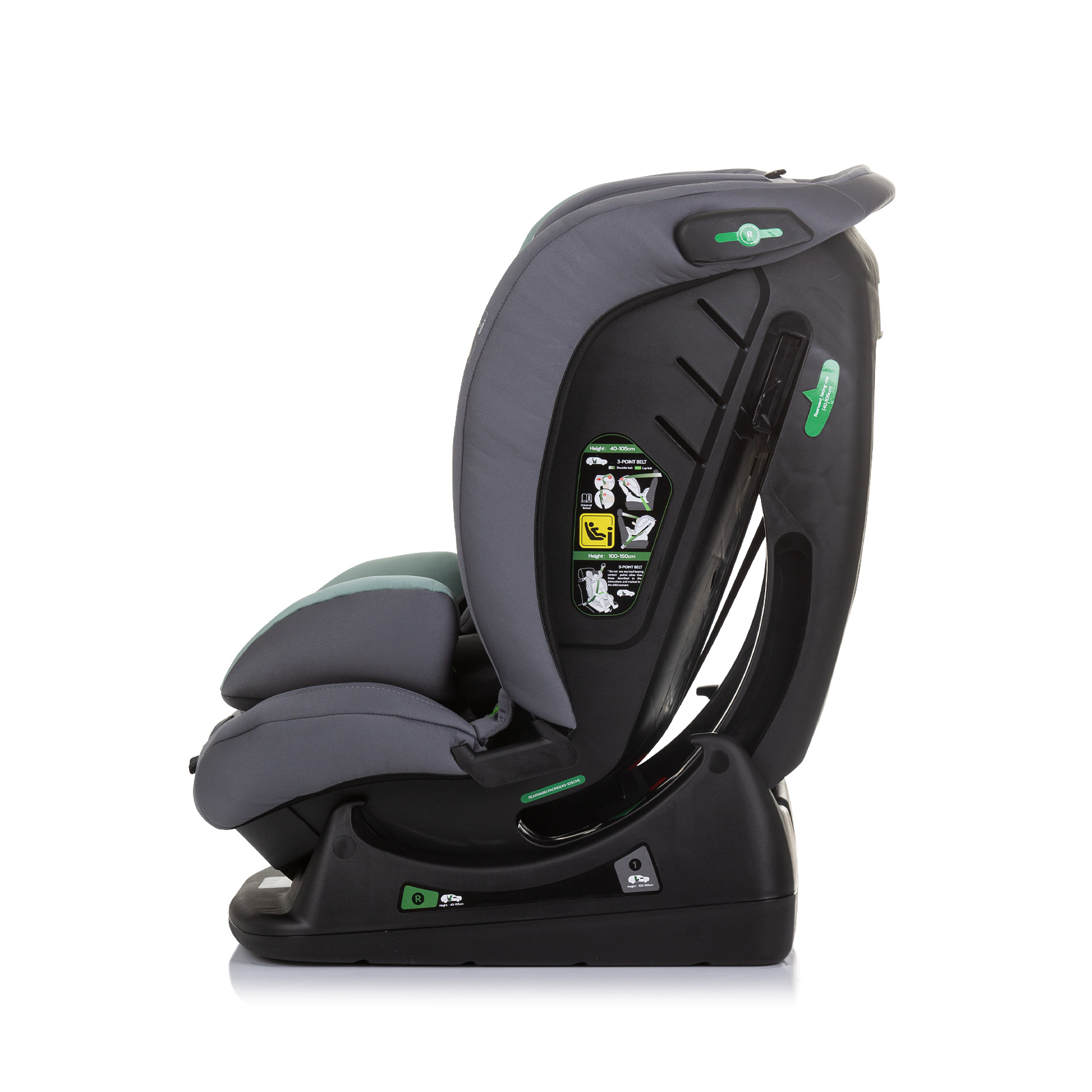 Car seat I_SIZE 40-150 cm AVIATO pastel green