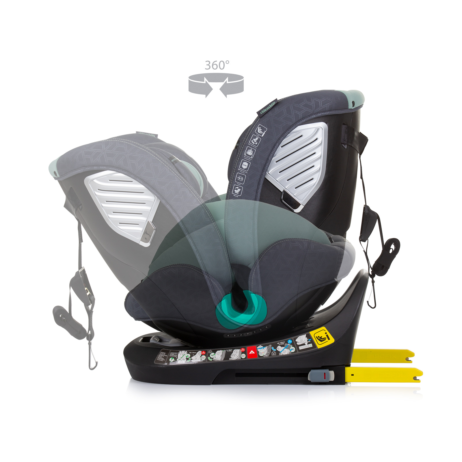 Car seat I-SIZE 40-150 cm ISOFIX 360 