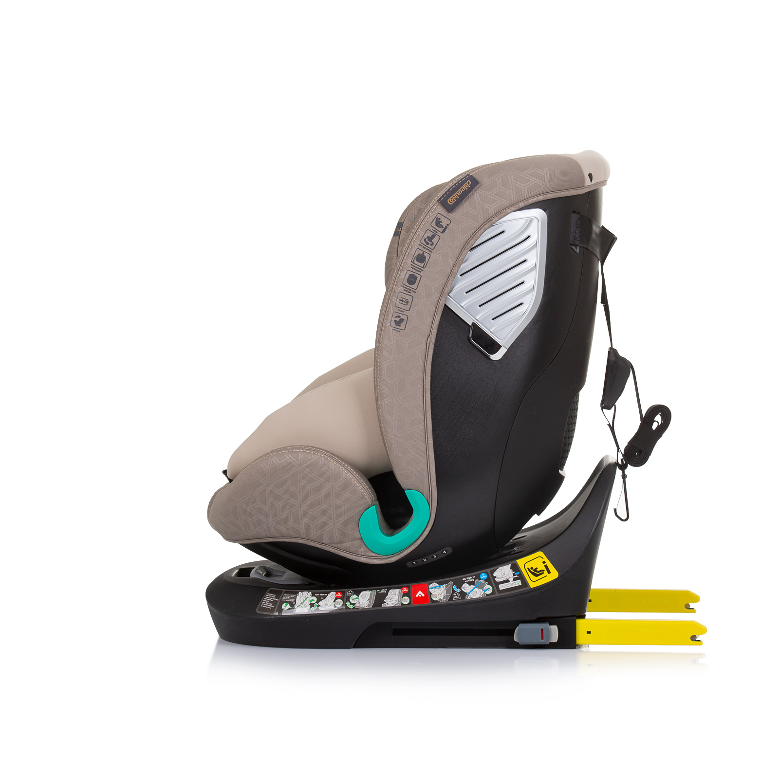 Car seat I-SIZE 40-150 cm ISOFIX 360 SUPREME macadamia