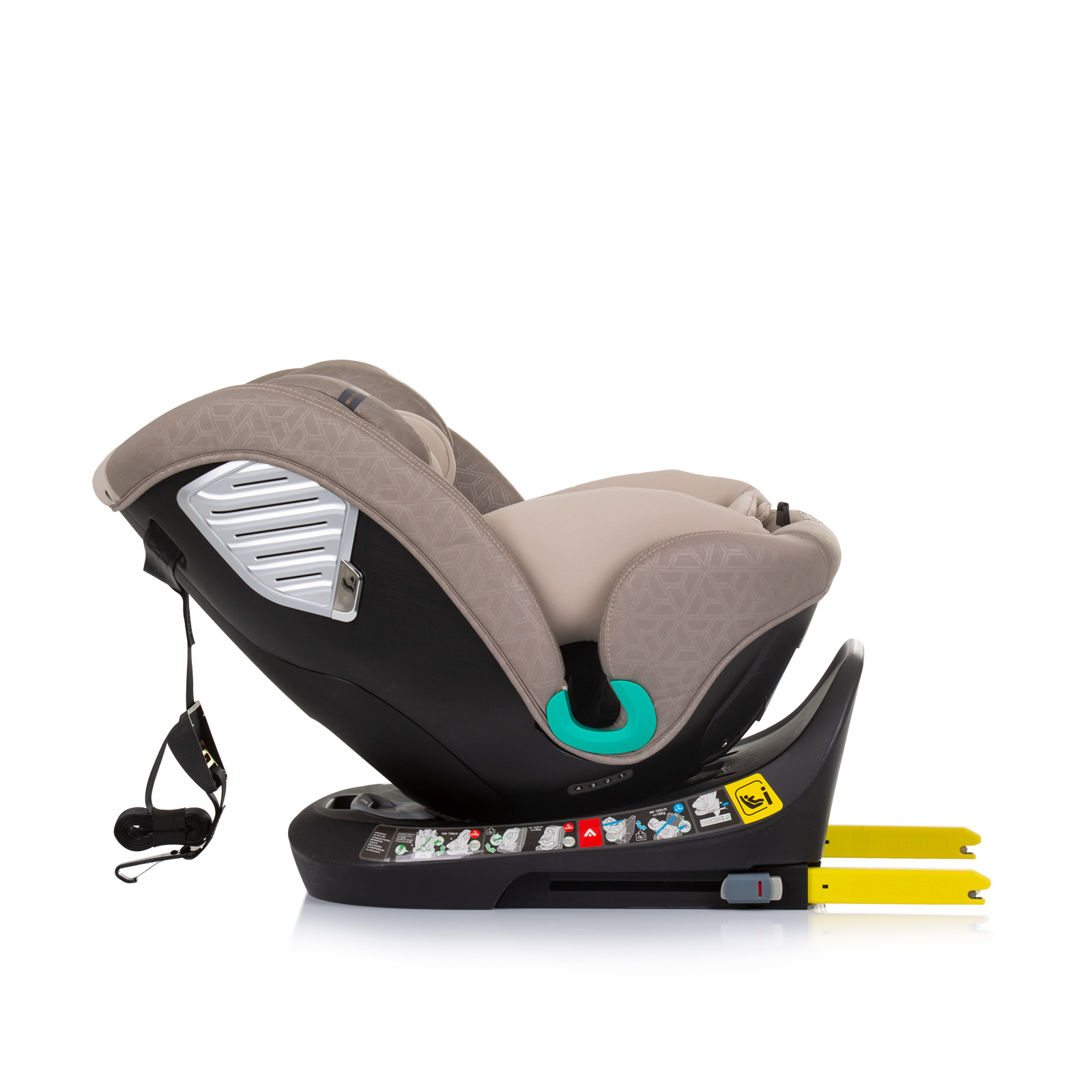 Car seat I-SIZE 40-150 cm ISOFIX 360 SUPREME macadamia