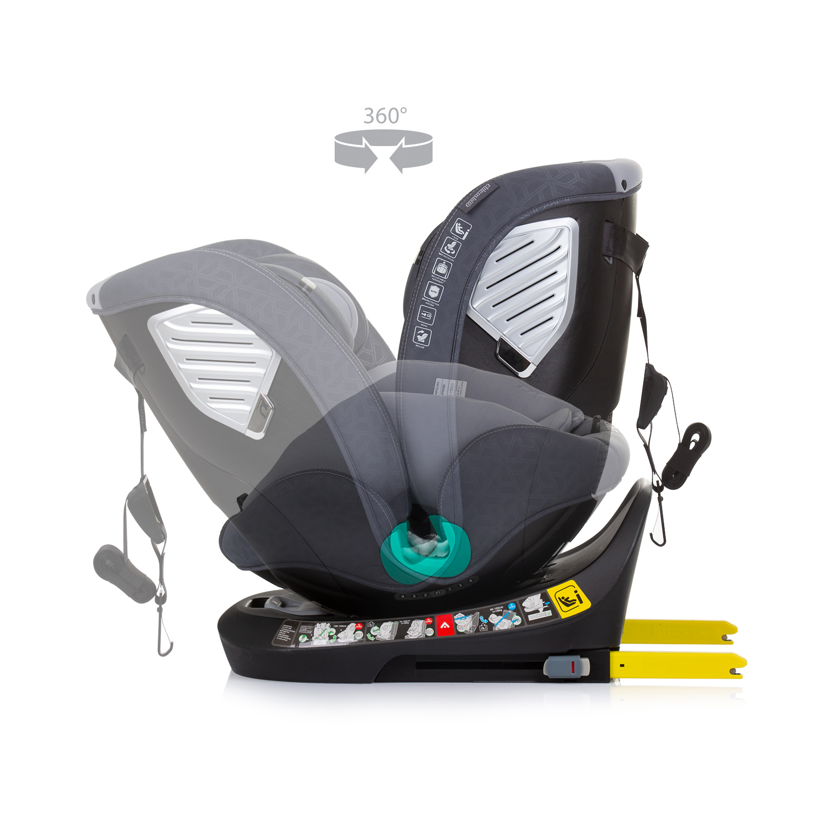 Car seat I-SIZE 40-150 cm ISOFIX 360 