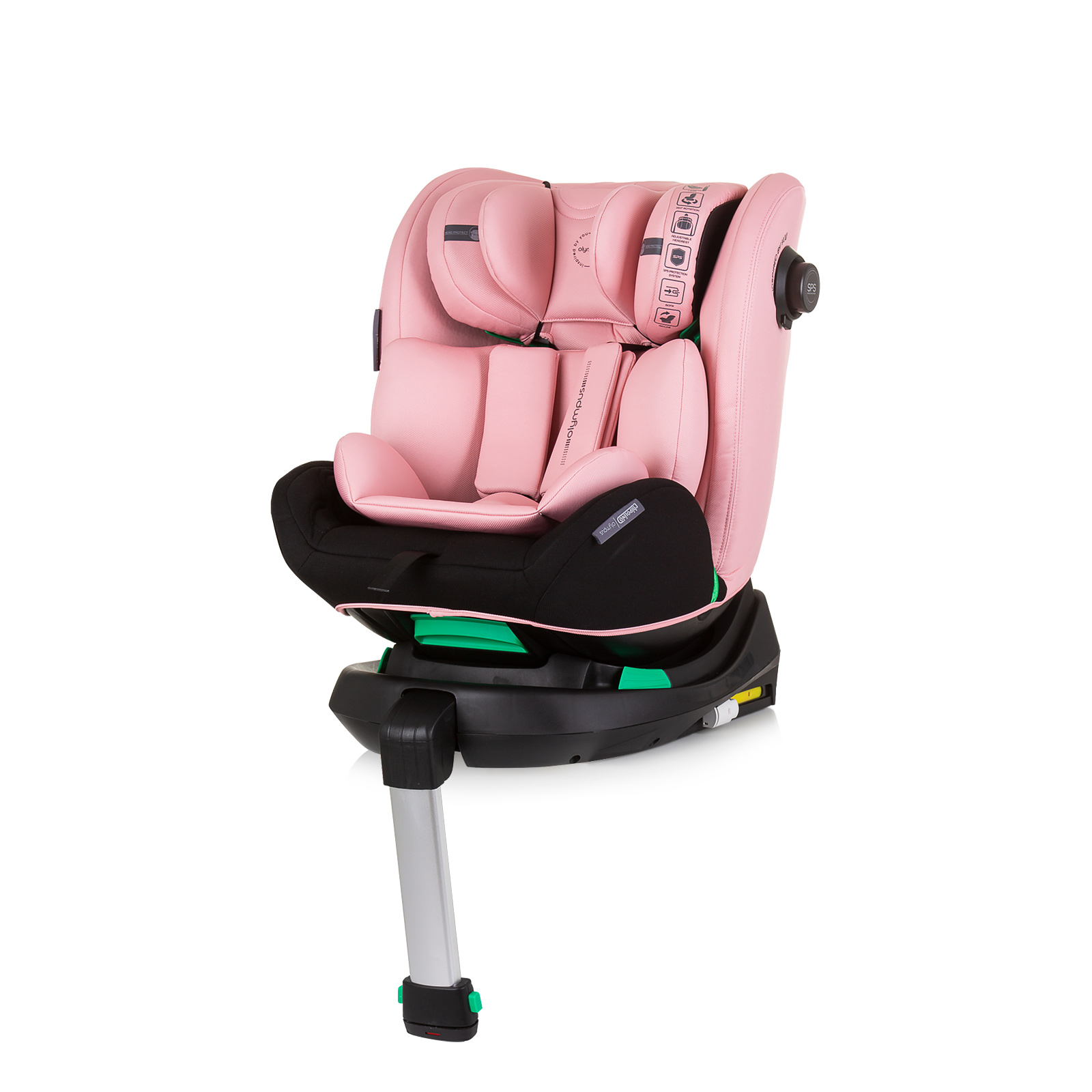 Car seat 360 I-size 40-150 cm OLYMPUS flamingo