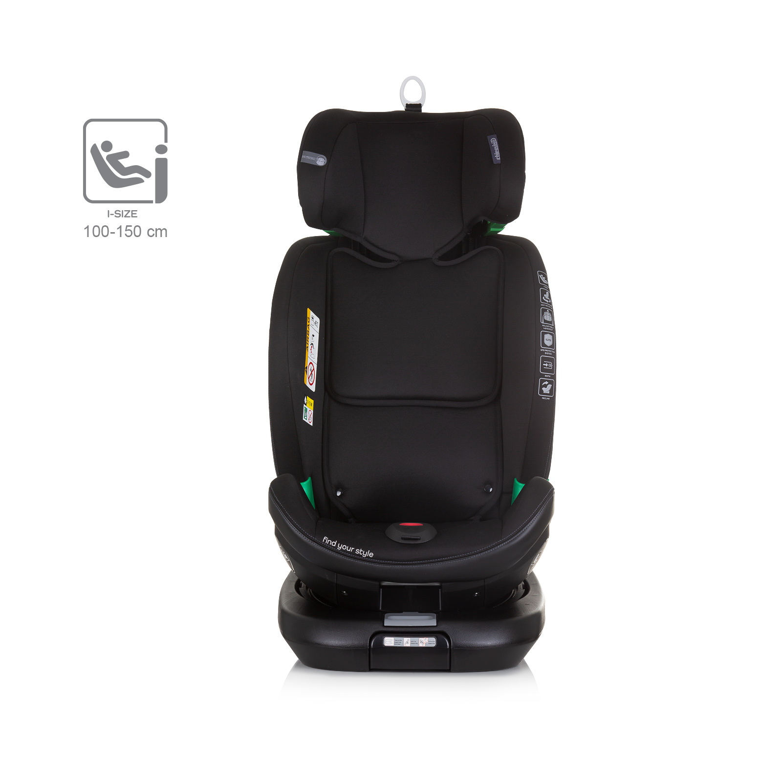 Столче за кола 360 I-size 40-150 MАКСИМУС обсид