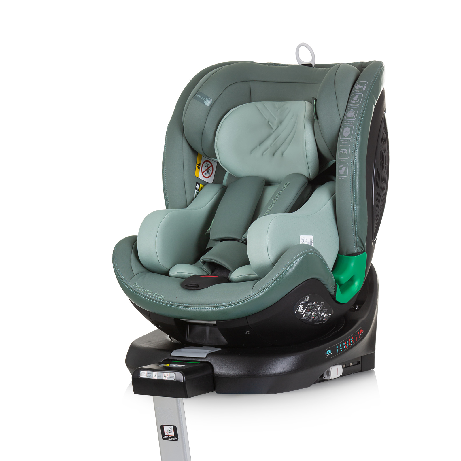 Столче за кола 360 I-size 40-150 MАКСИМУС зелен