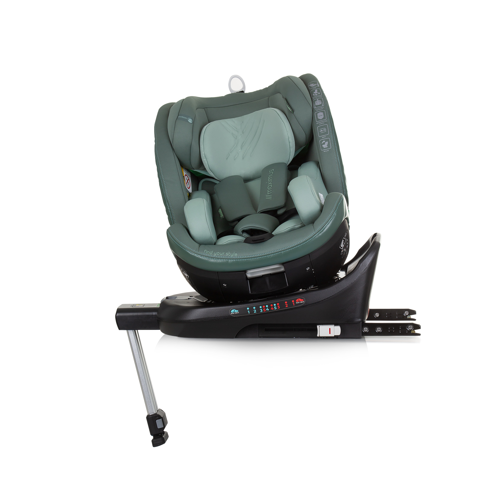 Столче за кола 360 I-size 40-150 MАКСИМУС зелен