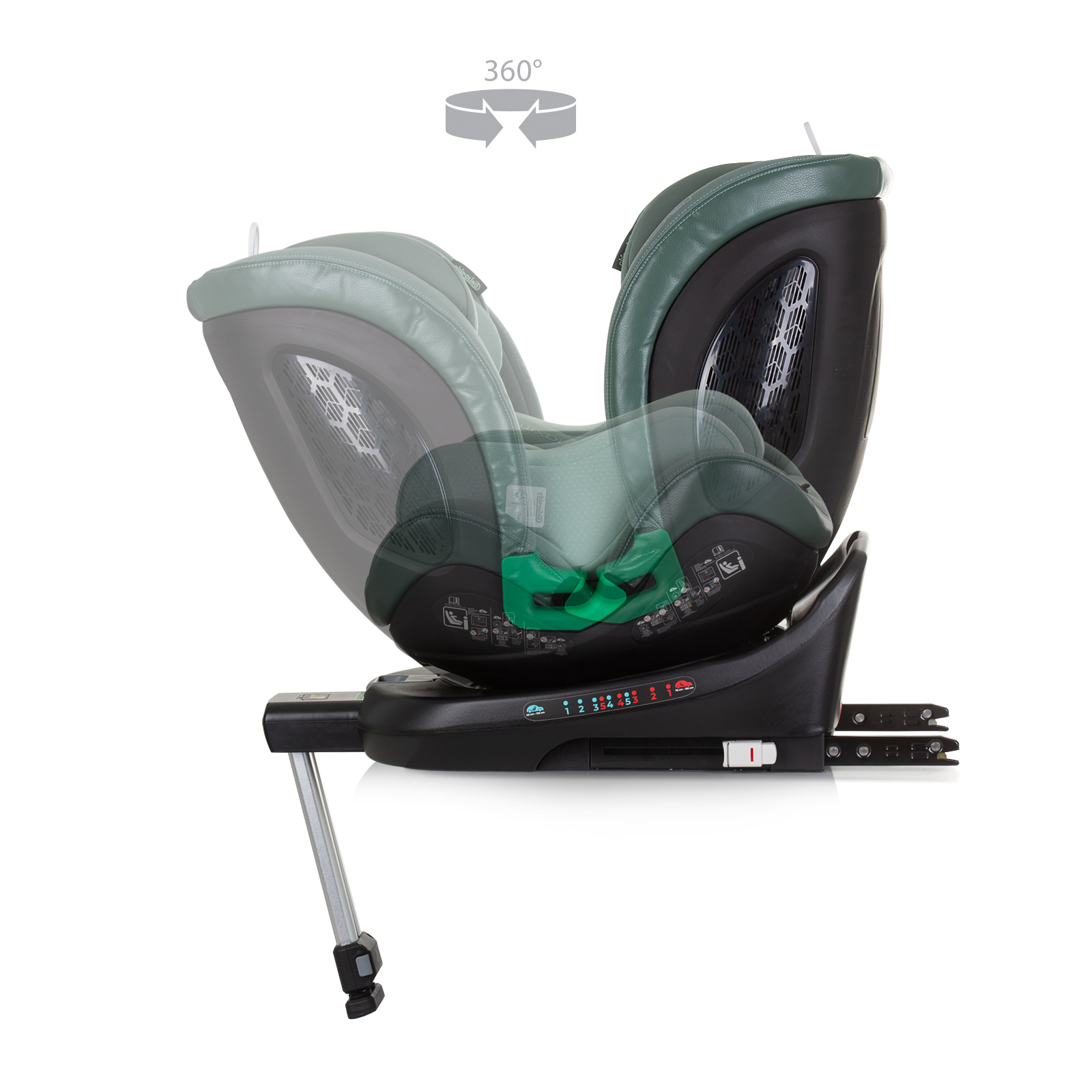 Столче за кола 360 I-size 40-150 MАКСИМУС зелен