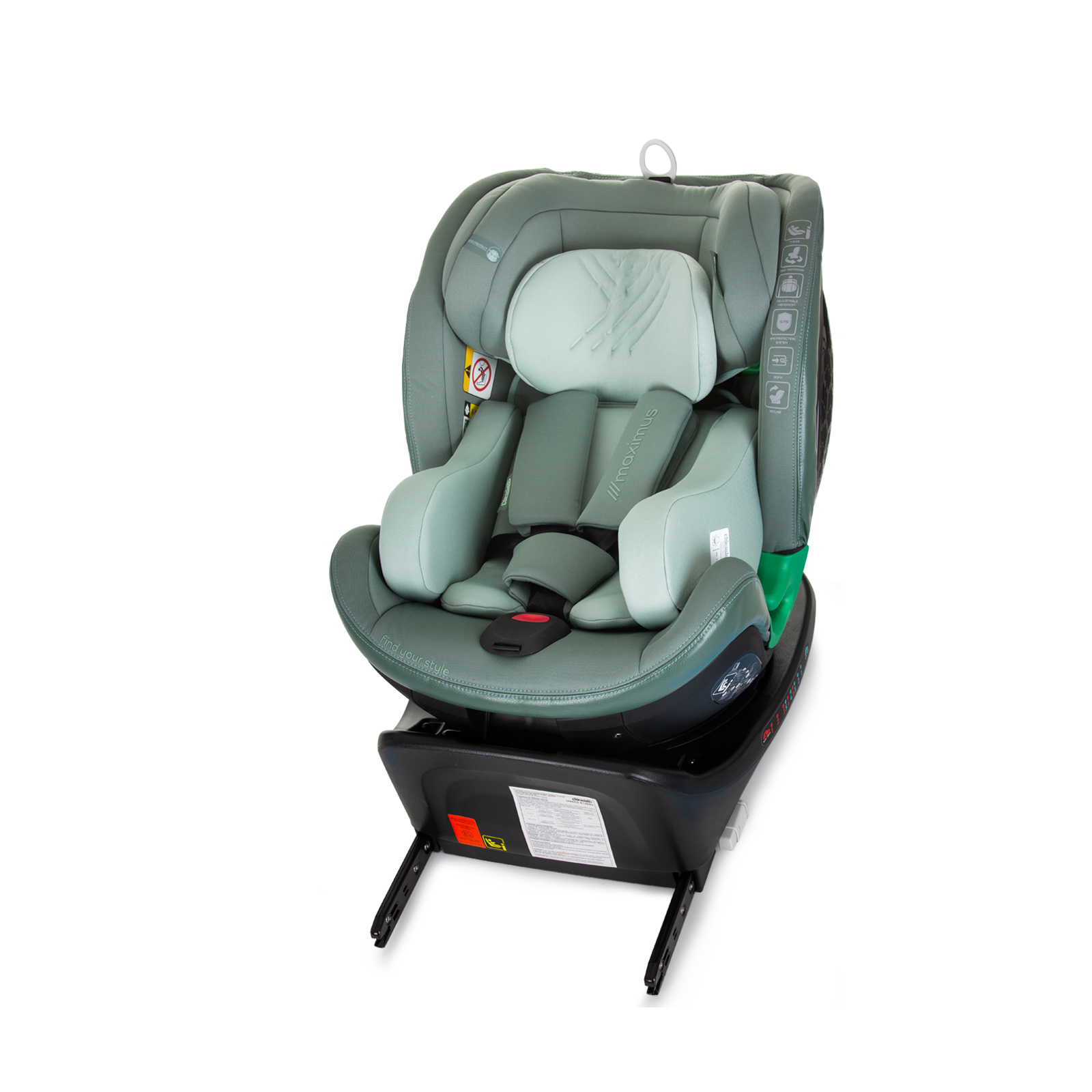 Столче за кола 360 I-size 40-150 MАКСИМУС зелен