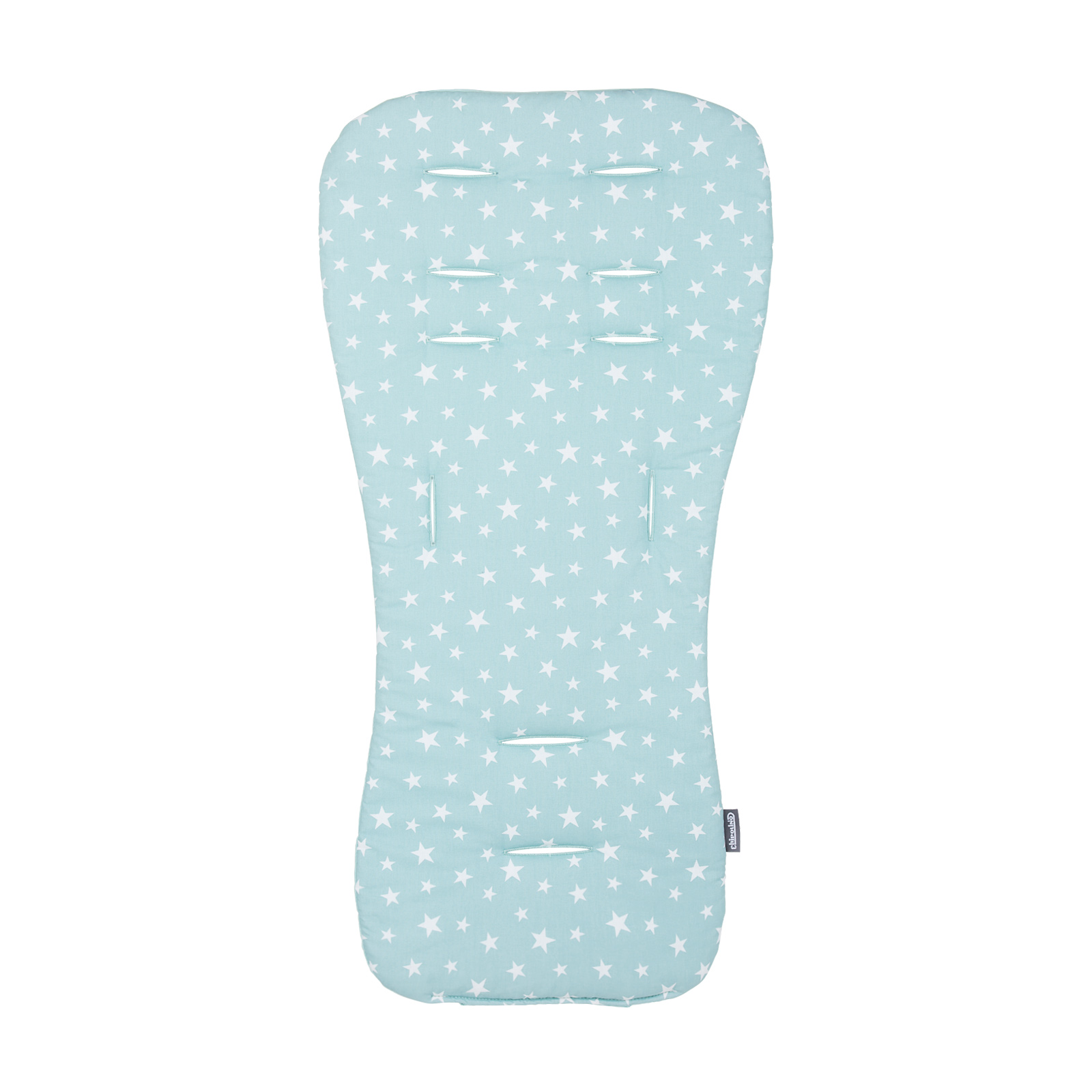 Soft stroller liner mint/stars