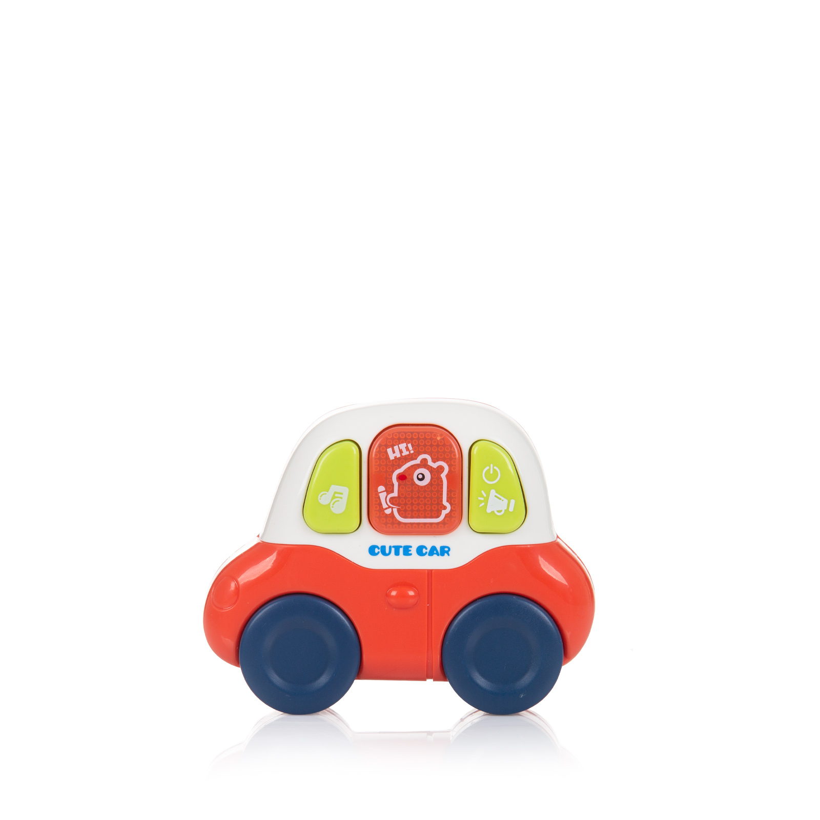 Музикална играчка на колела Весели животинкирозов