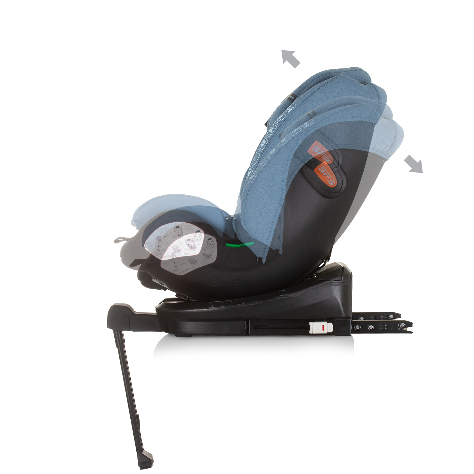 Car seat 360 I-size 40-150 TORINO blue