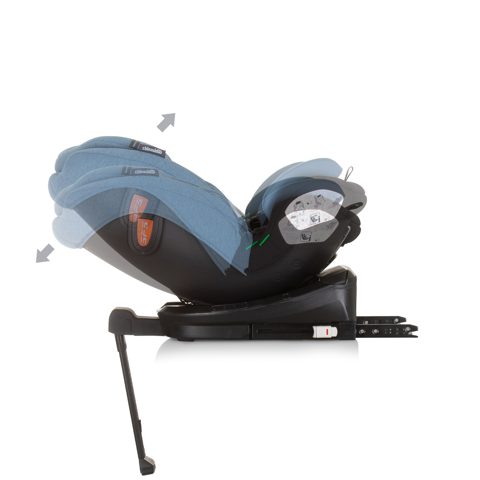 Car seat 360 I-size 40-150 TORINO blue