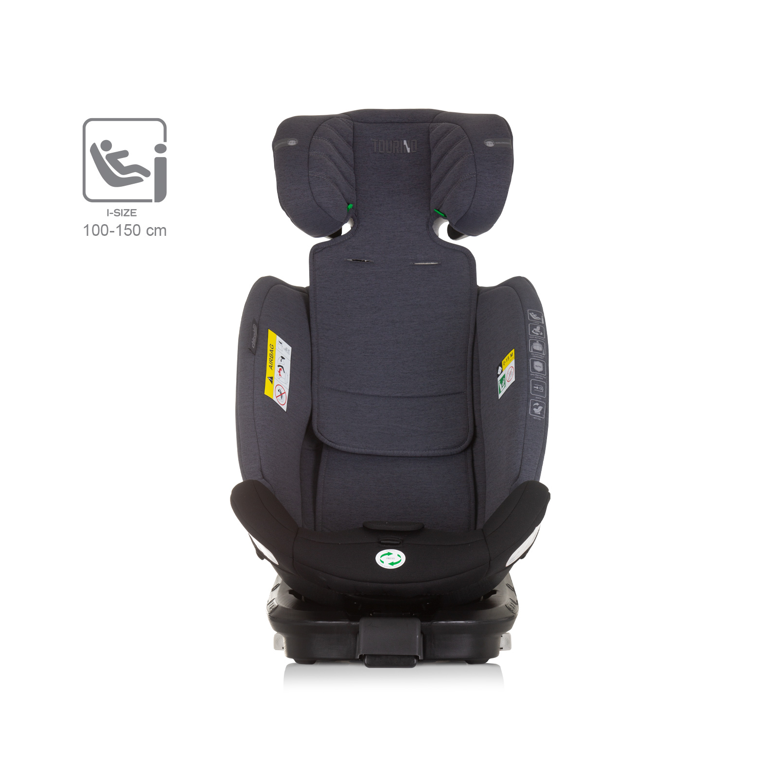 Car seat 360 I-size 40-150 TORINO gray mi