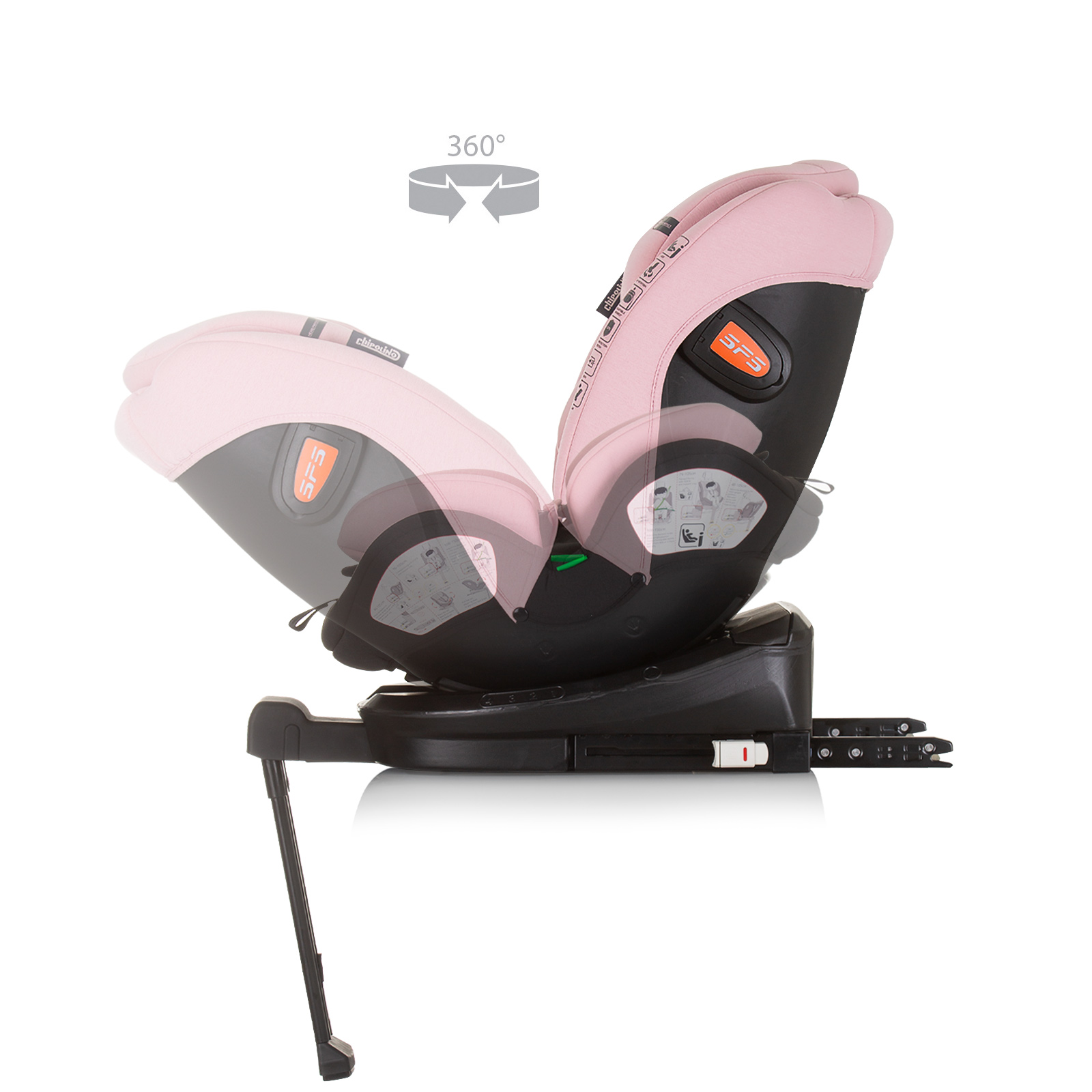 Car seat 360 I-size 40-150 TORINO flaming