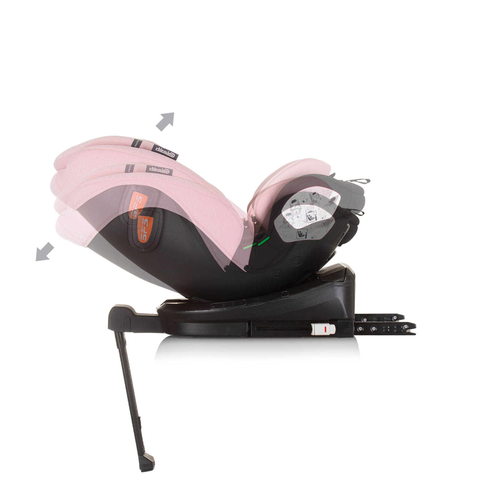 Car seat 360 I-size 40-150 TORINO flaming