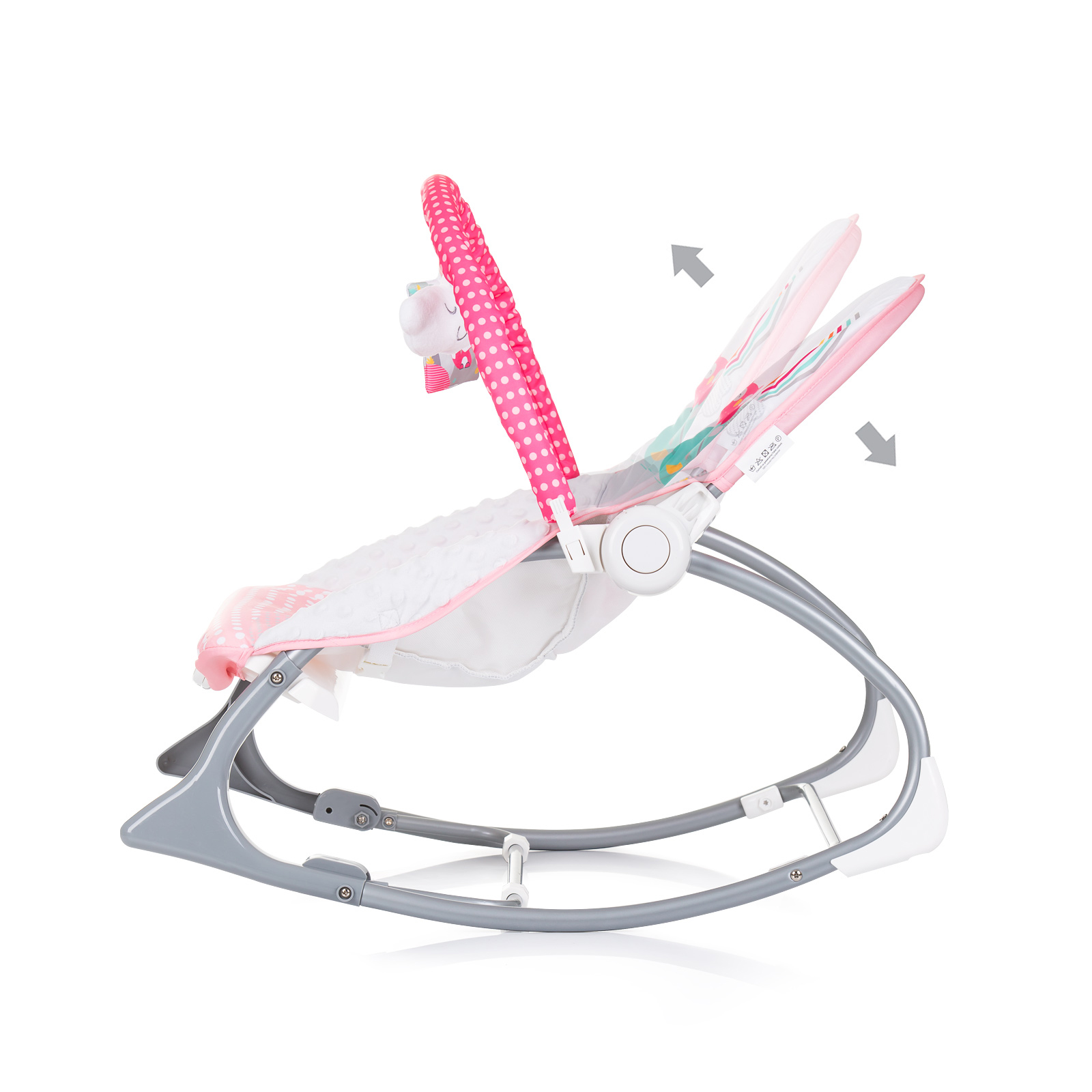 Musical lounger Melody pink
