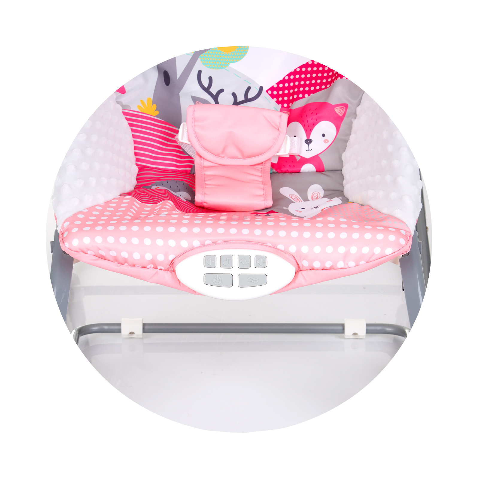 Musical lounger Melody pink