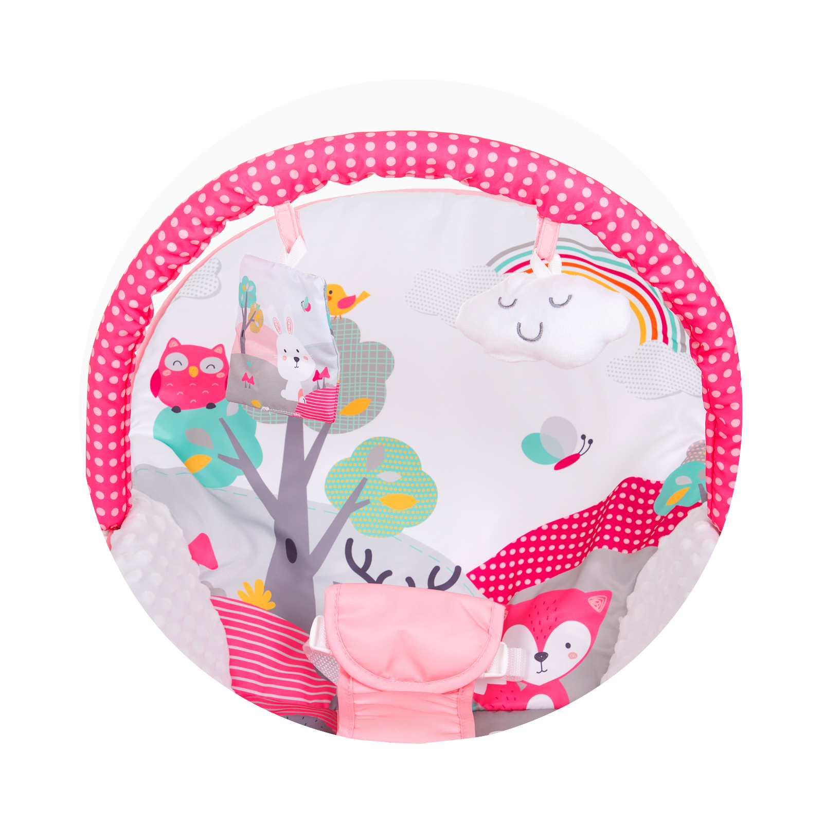 Musical lounger Melody pink