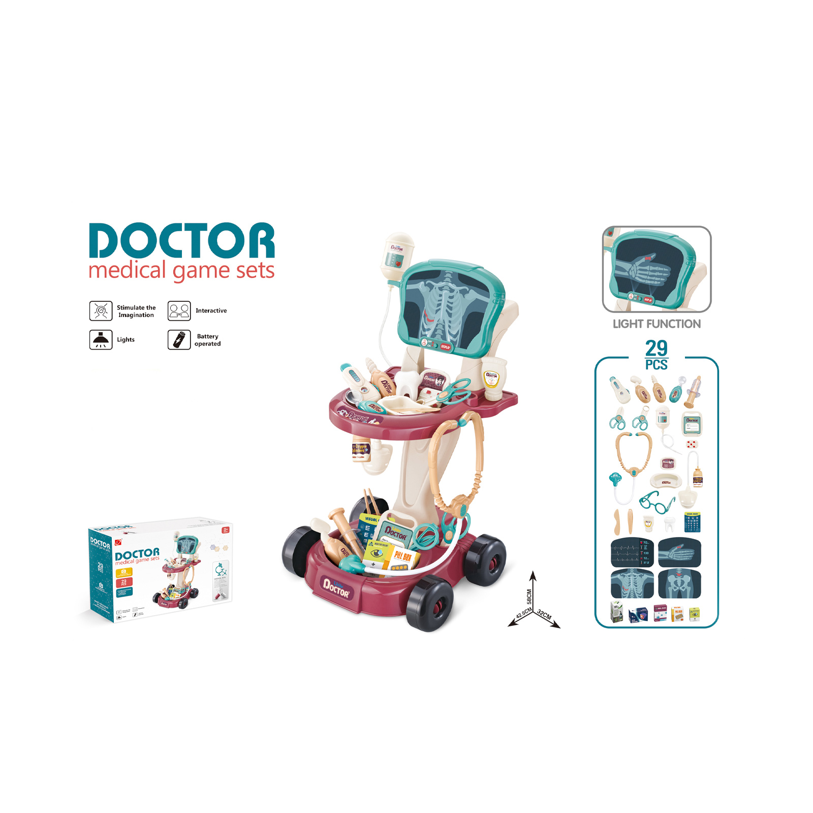 Children's toy set Doctor 29 parts