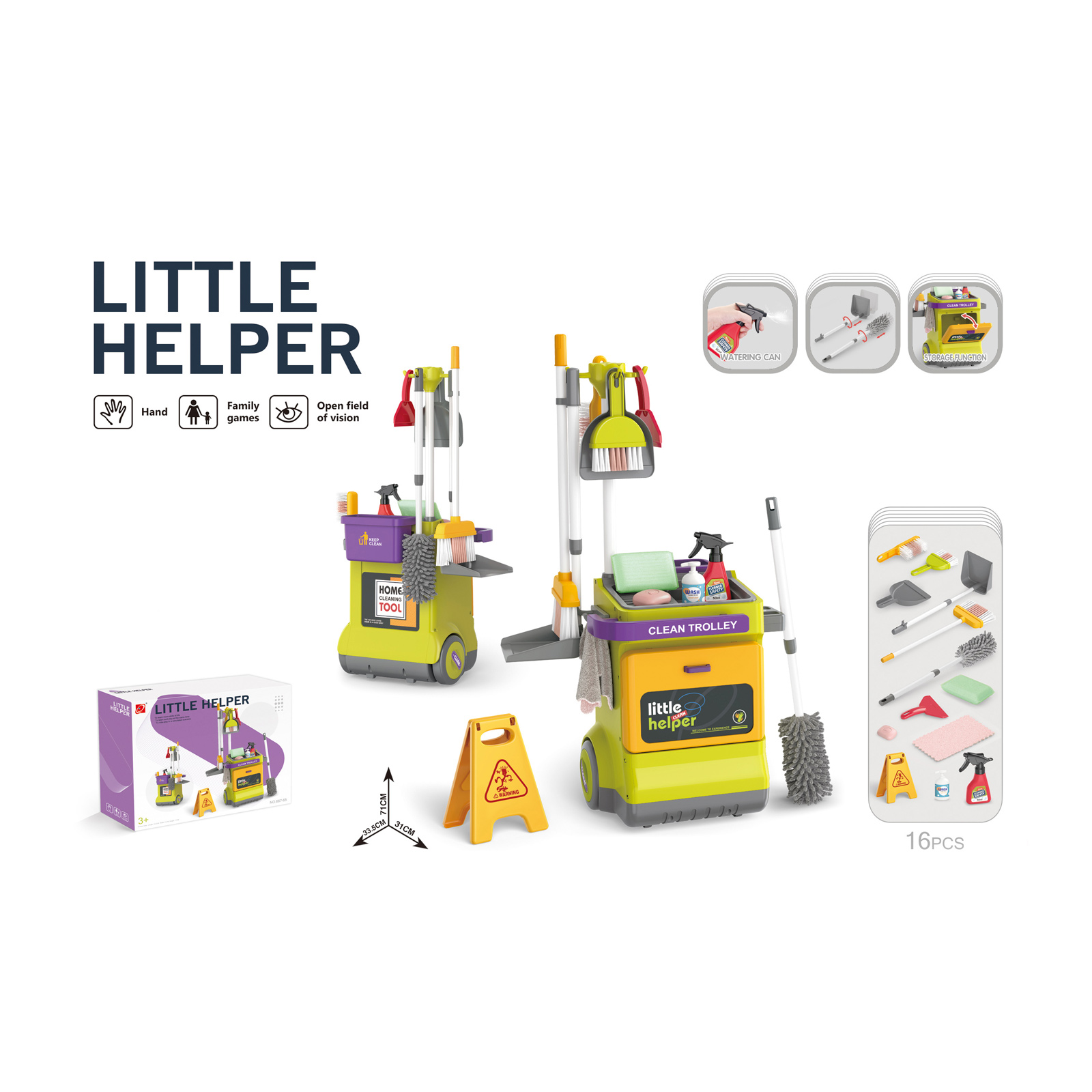 Det. toy Cleaning kit