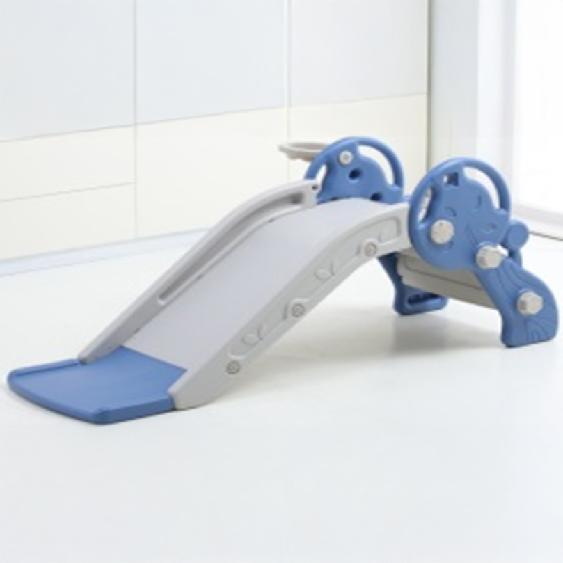 Children's slide 116 cm. Blue wood