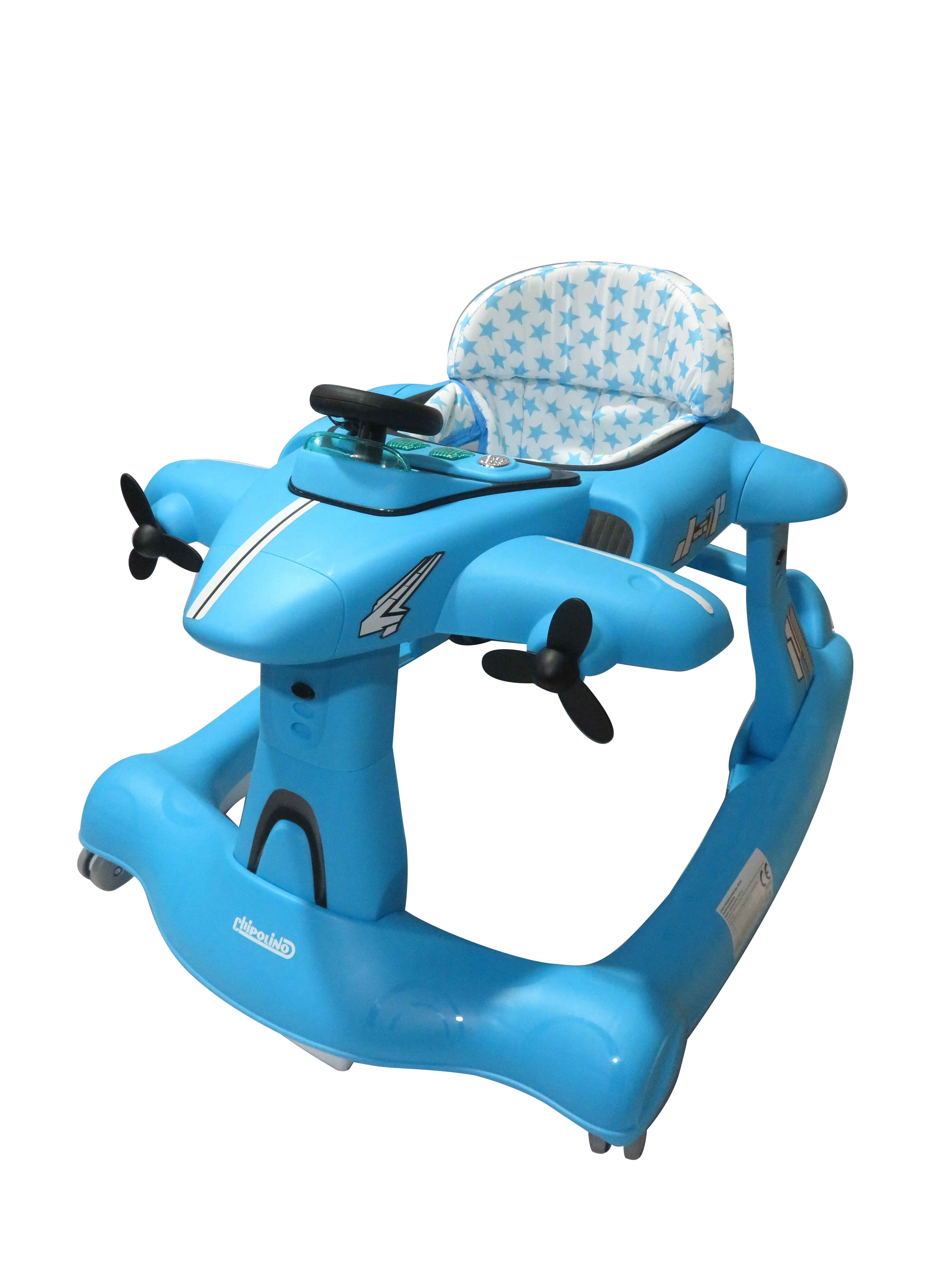 Baby walker 3 in 1 "Airplane" blue
