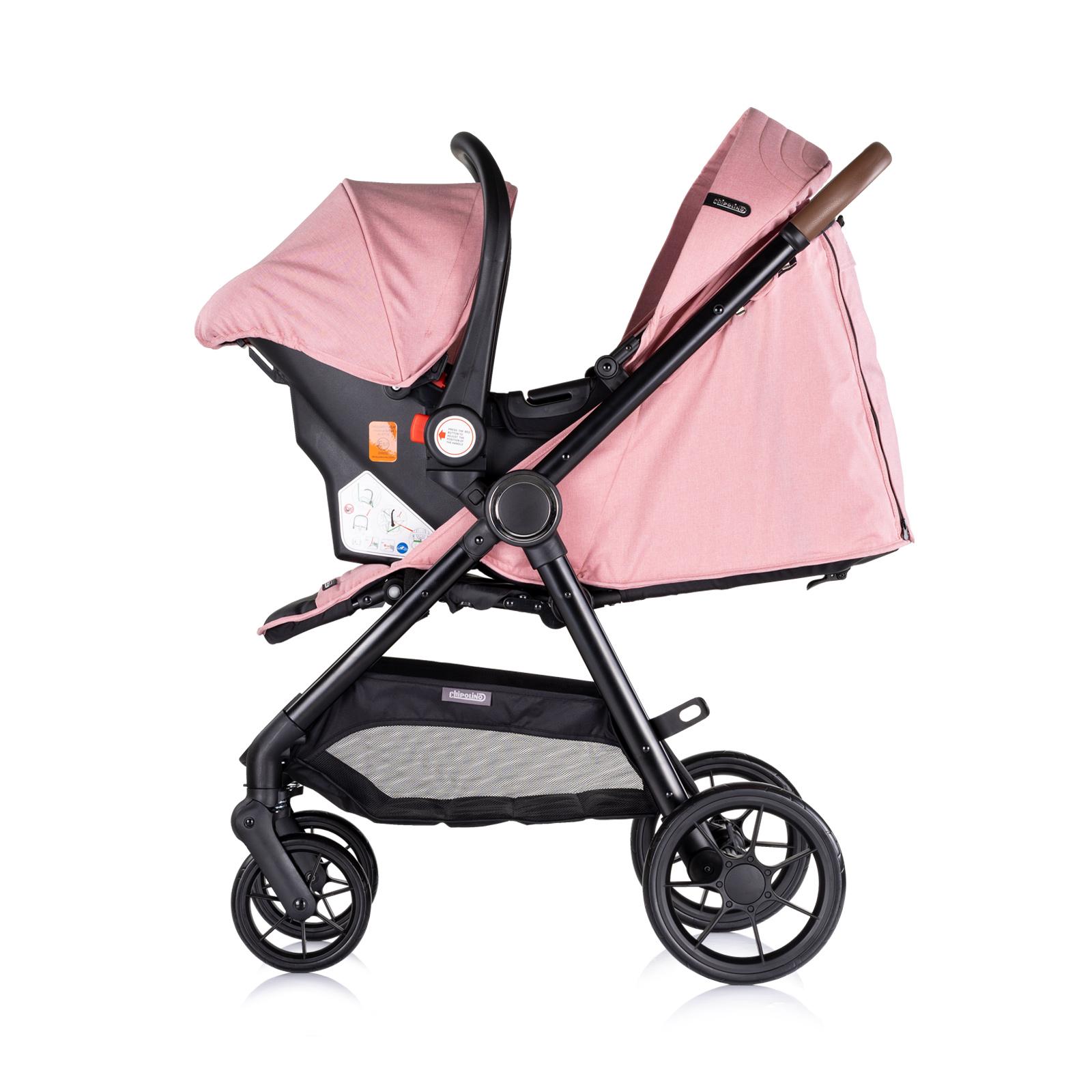 2 in 1 Stroller + Highchair "Ultera" pink