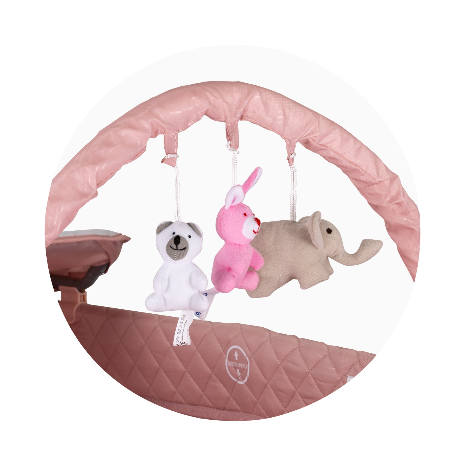 Luna Marshmallow Portable Crib