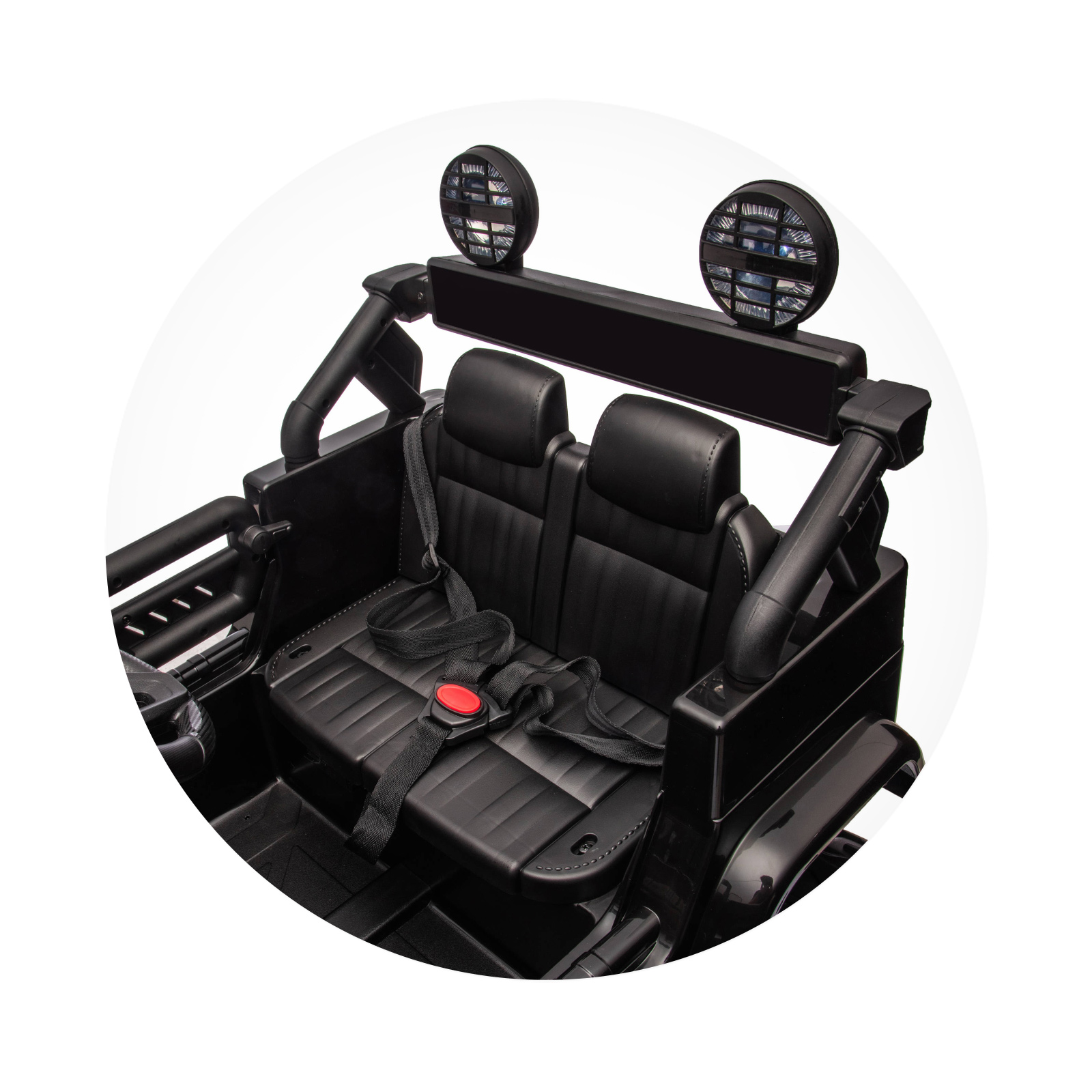 Electric SUV Toyota FJ Cruiser black EVA tires